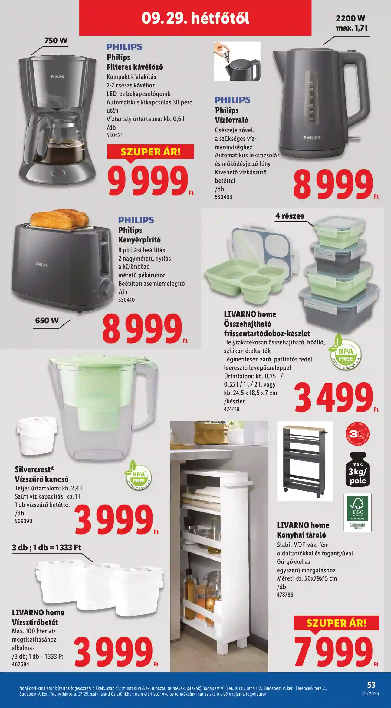 Lidl akciós újság 39. hét (Érvényes 09.25-től) (49 oldal)