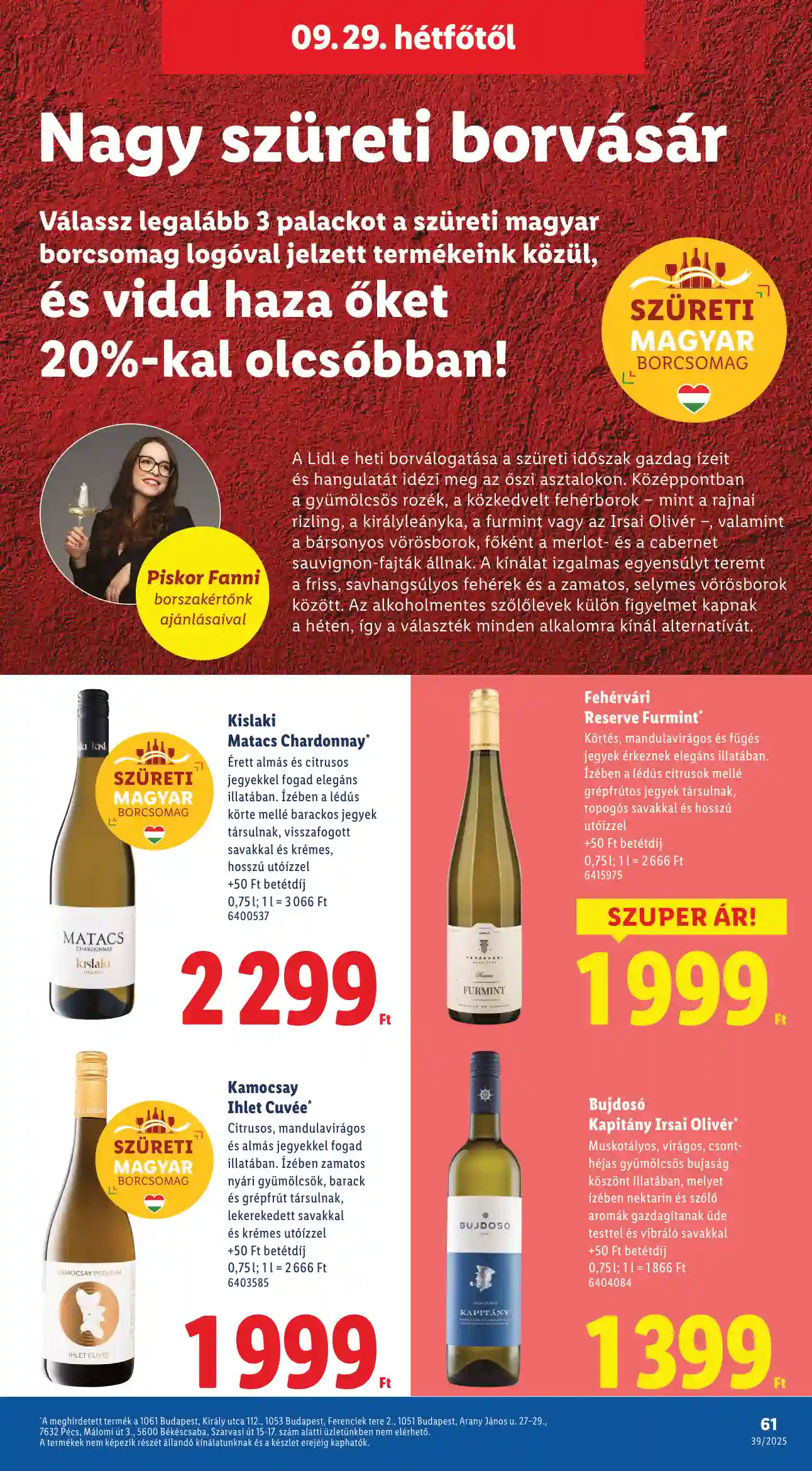 Lidl akciós újság 39. hét (Érvényes 09.25-től) (58 oldal)