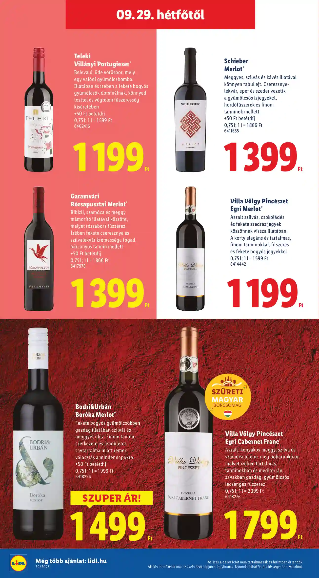 Lidl akciós újság 39. hét (Érvényes 09.25-től) (61 oldal)