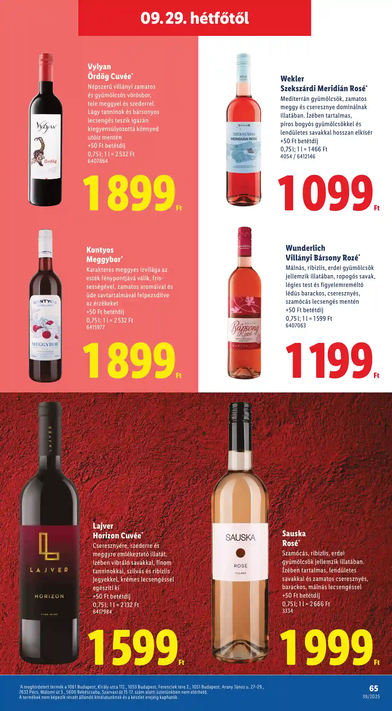 Lidl akciós újság 39. hét (Érvényes 09.25-től) (62 oldal)