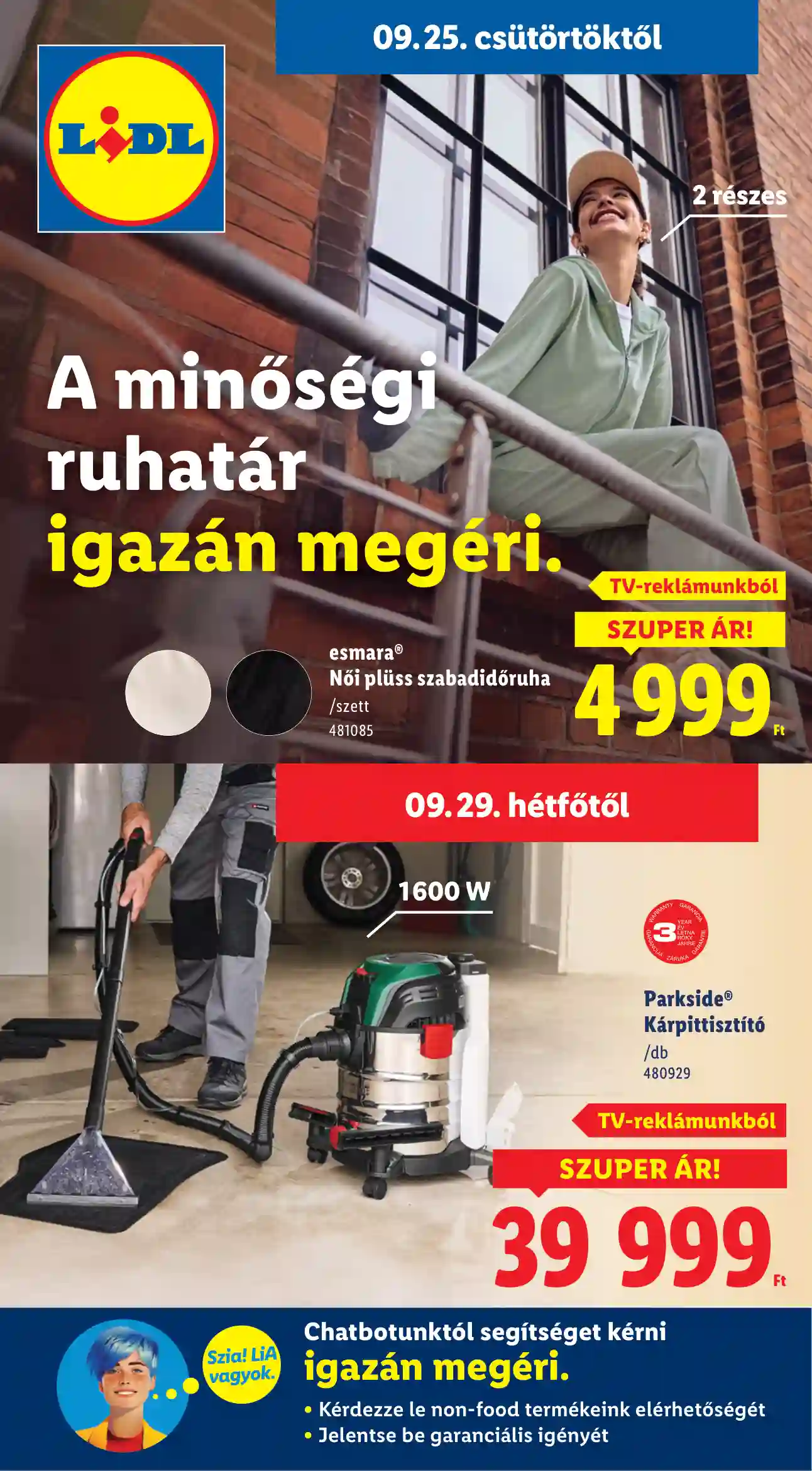 LIDL Érvényes 09.25-től 39.hét