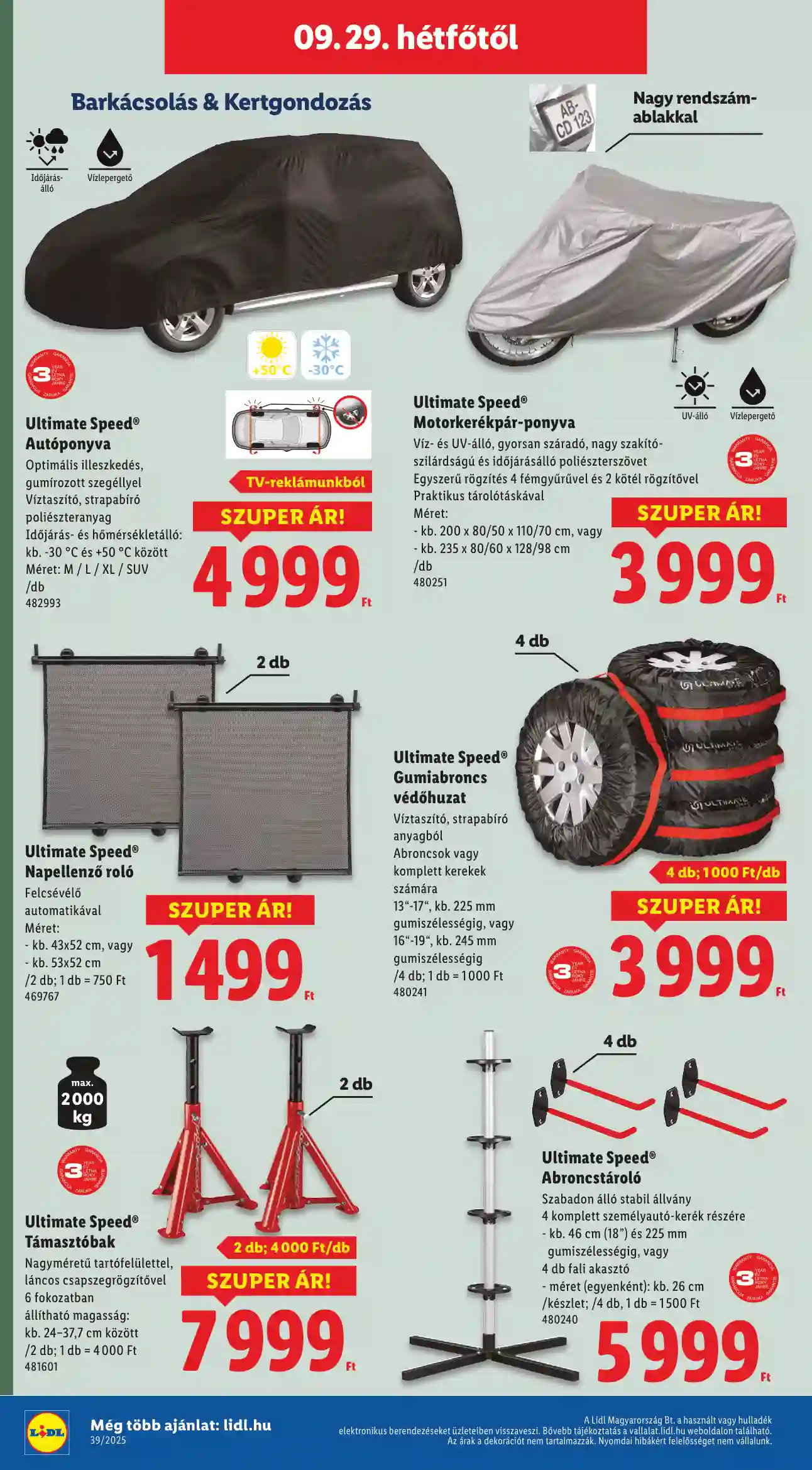 Lidl akciós újság 39. hét (Érvényes 09.25-től) (8 oldal)