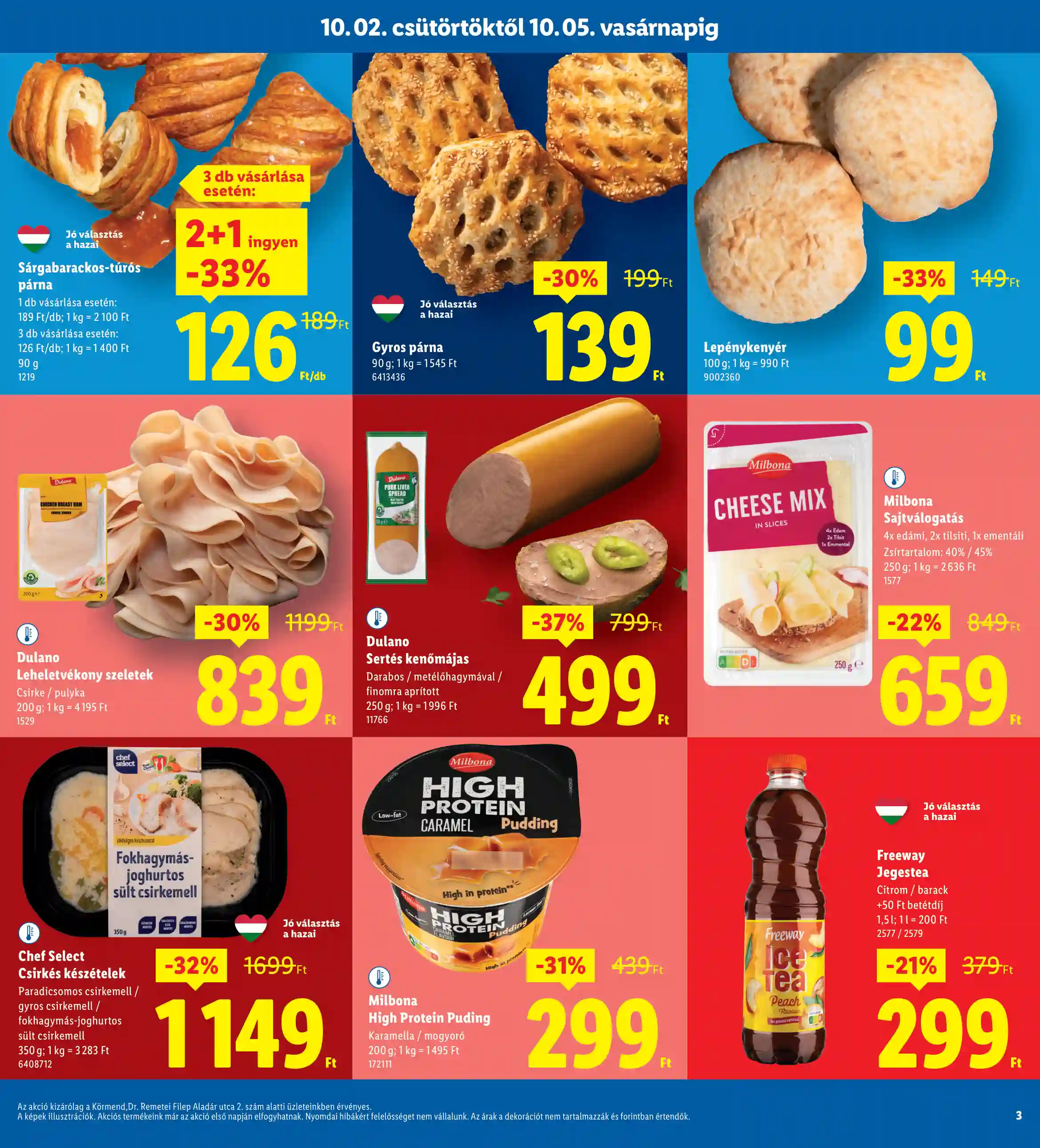 Lidl akciós újság 40. hét (Regionális akciók – Körmend) (3 oldal)