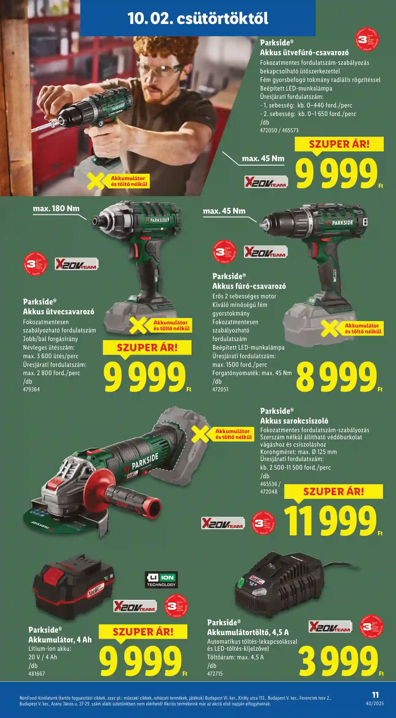 Lidl akciós újság 40. hét (Érvényes 10.02-től) (3 oldal)