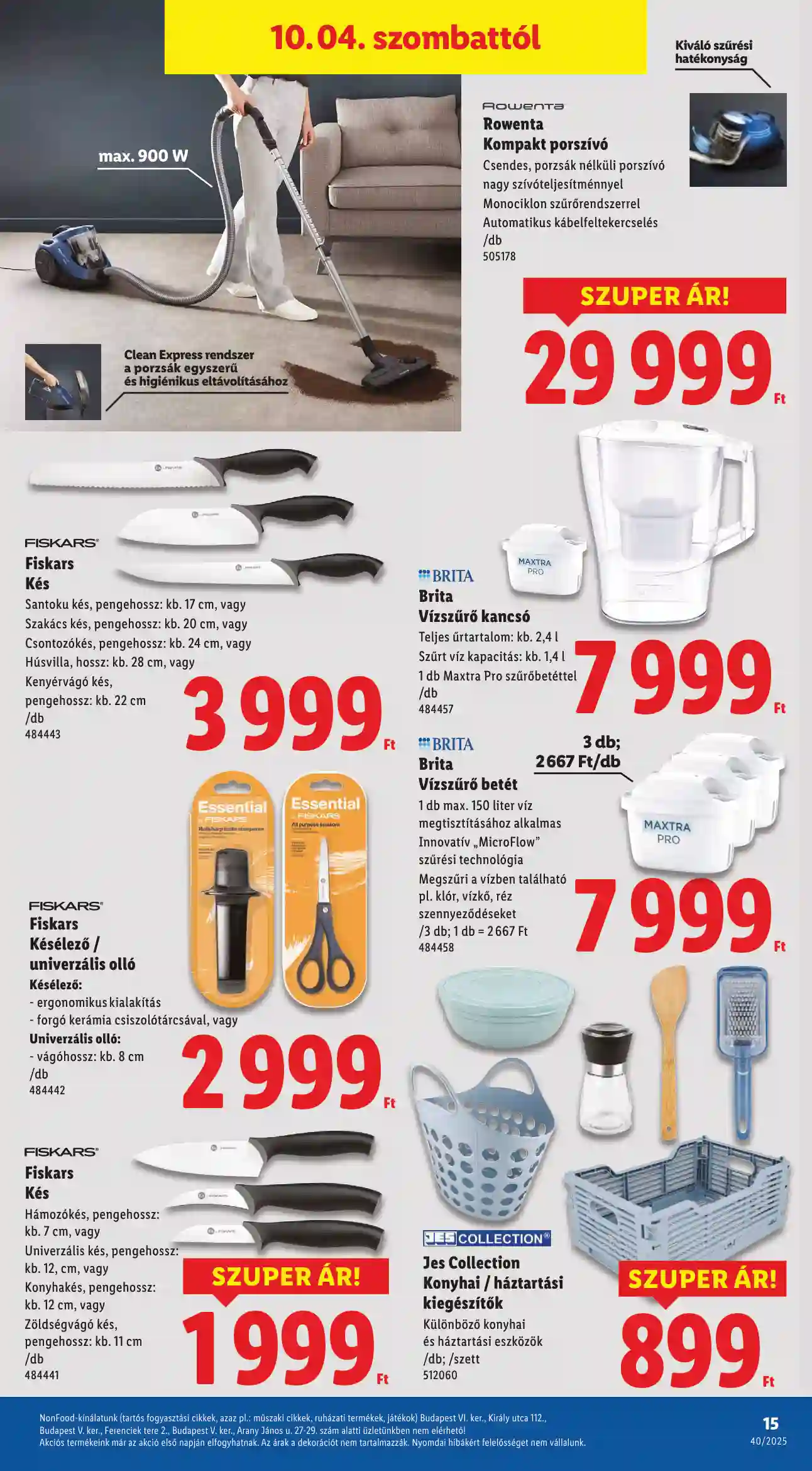 Lidl akciós újság 40. hét (Érvényes 10.02-től) (7 oldal)