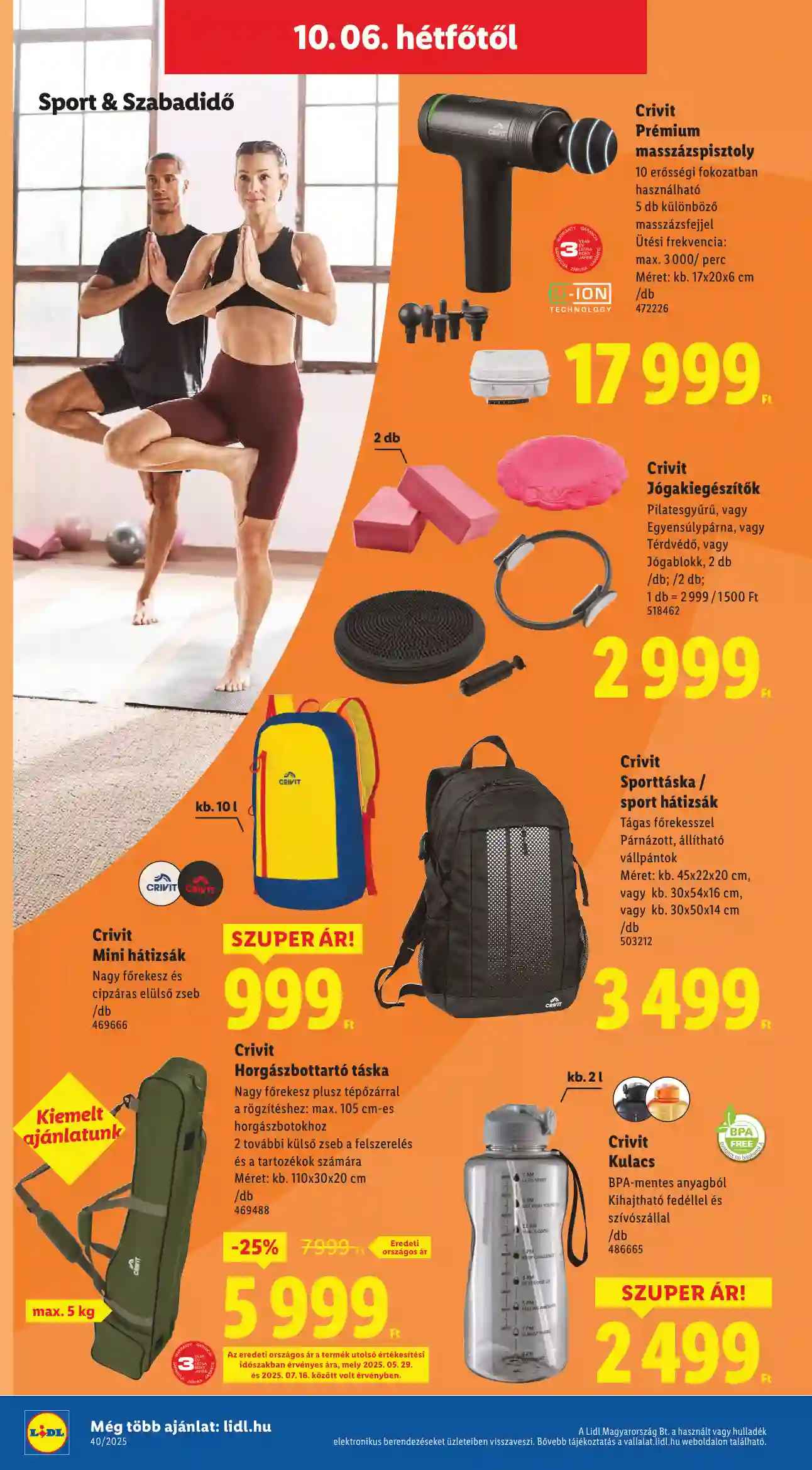 Lidl akciós újság 40. hét (Érvényes 10.02-től) (15 oldal)