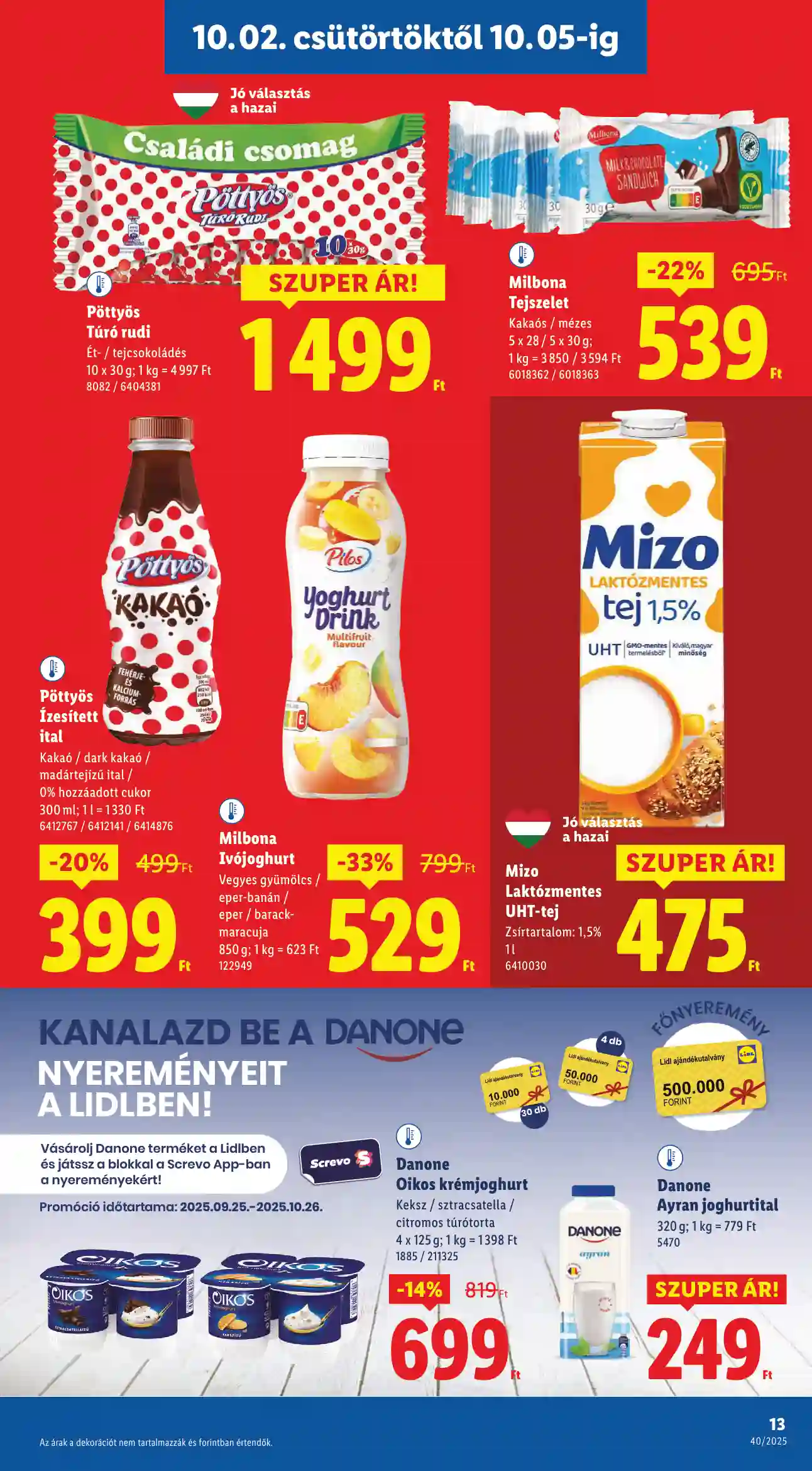 Lidl akciós újság 40. hét (Érvényes 10.02-től) (5 oldal)