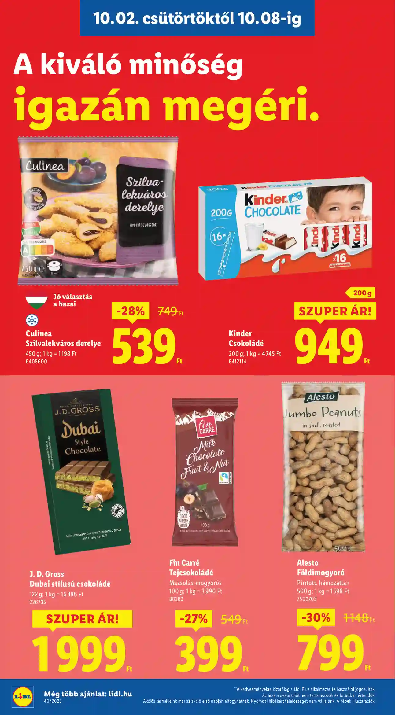 Lidl akciós újság 40. hét (Érvényes 10.02-től) (6 oldal)