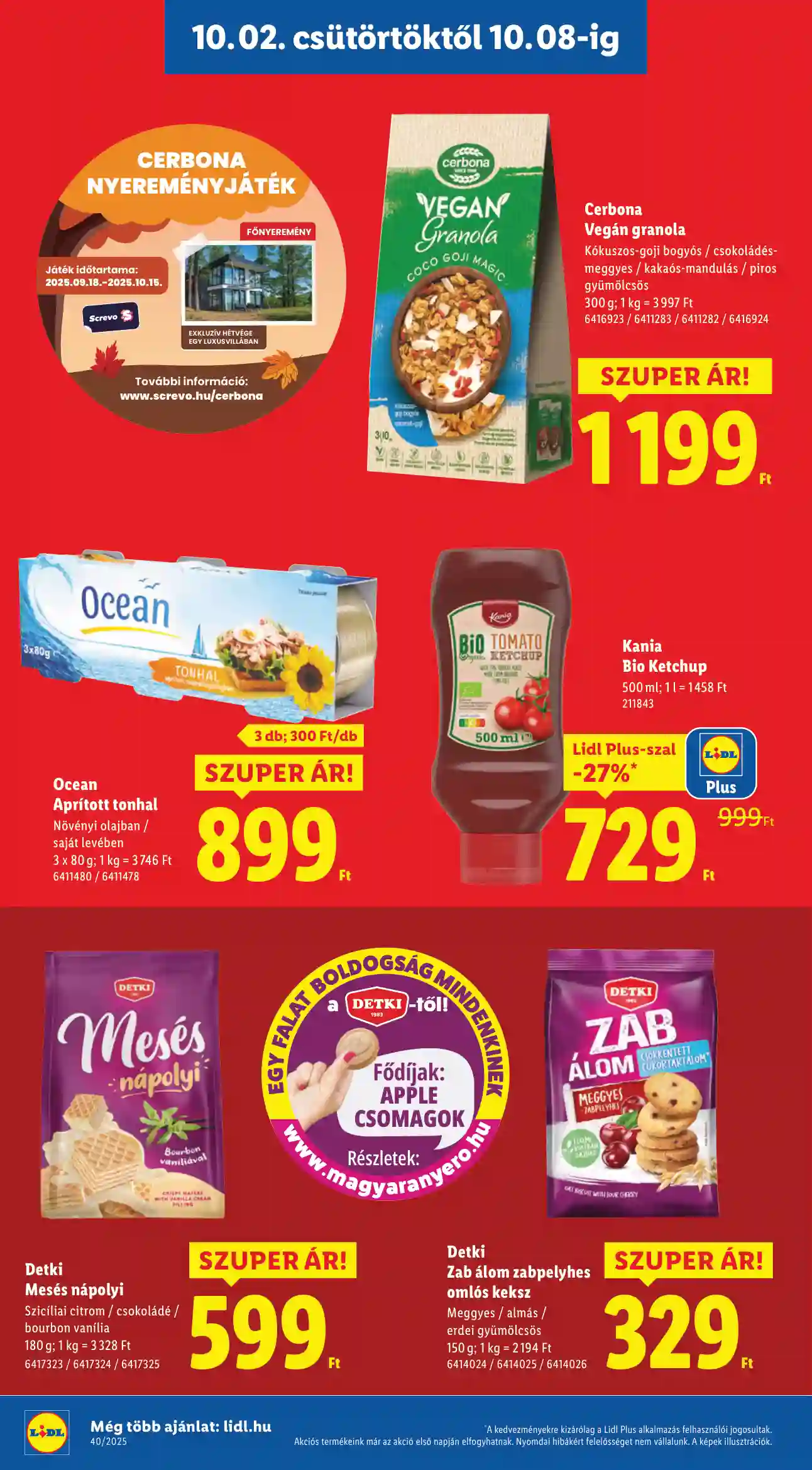 Lidl akciós újság 40. hét (Érvényes 10.02-től) (8 oldal)