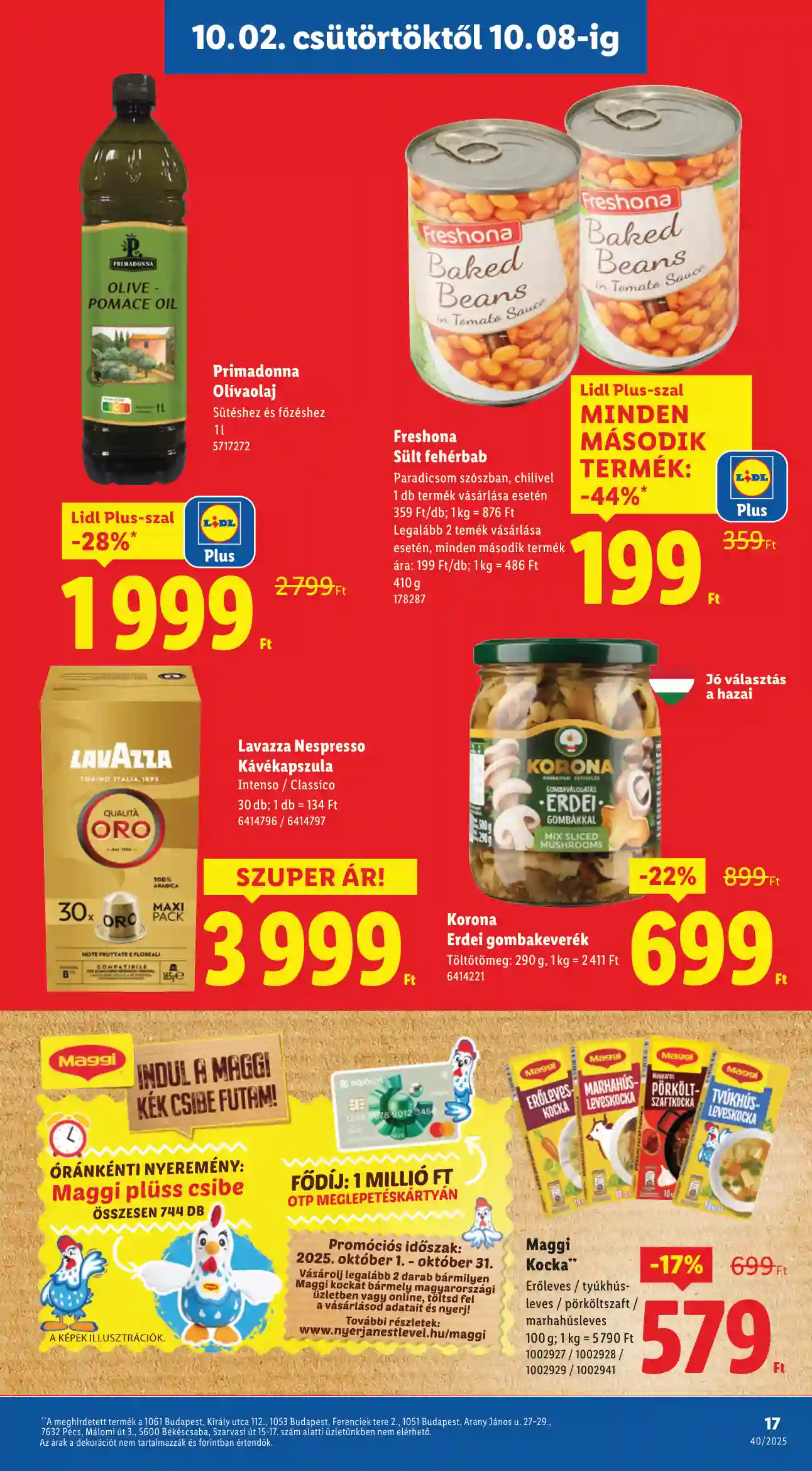Lidl akciós újság 40. hét (Érvényes 10.02-től) (9 oldal)
