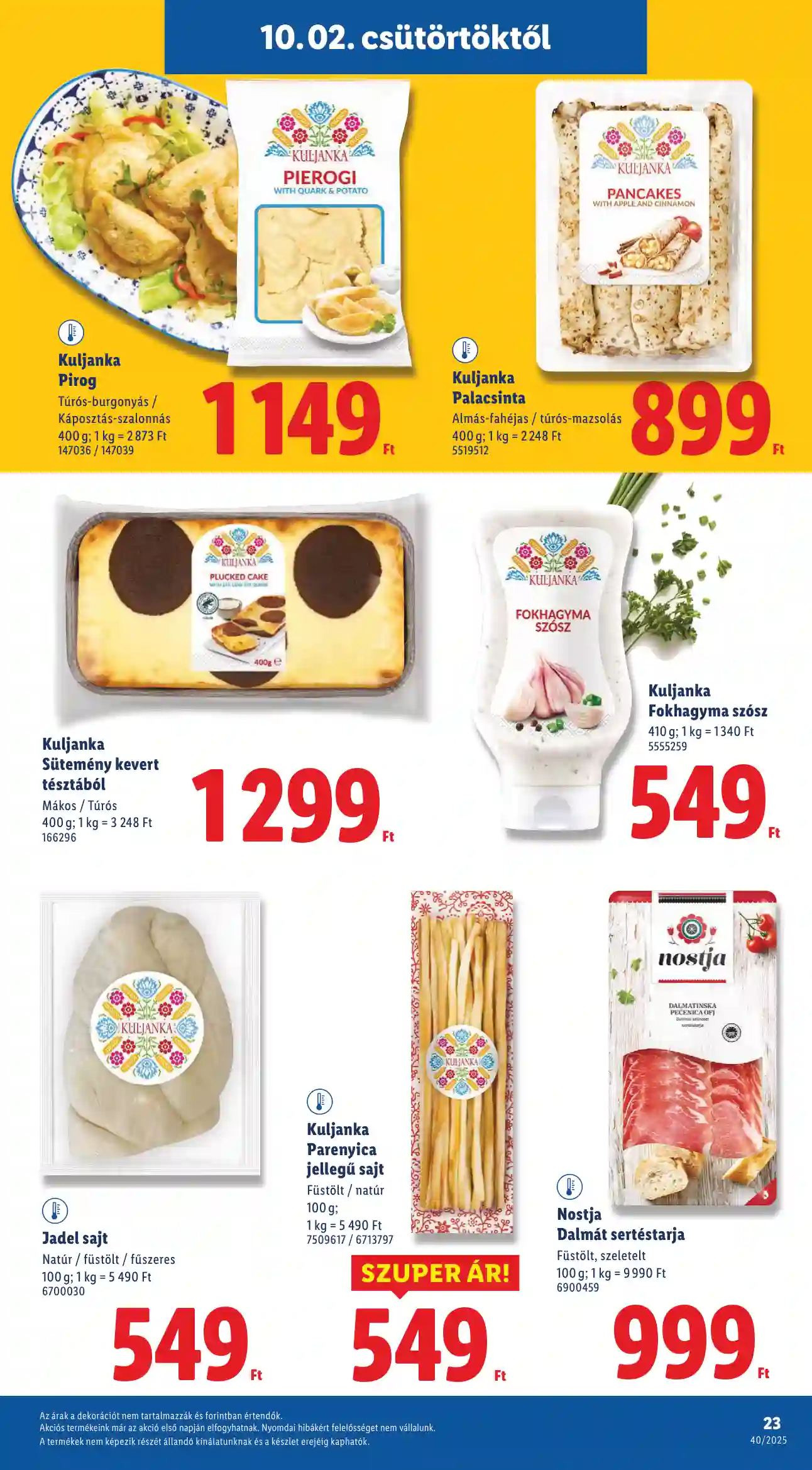 Lidl akciós újság 40. hét (Érvényes 10.02-től) (16 oldal)
