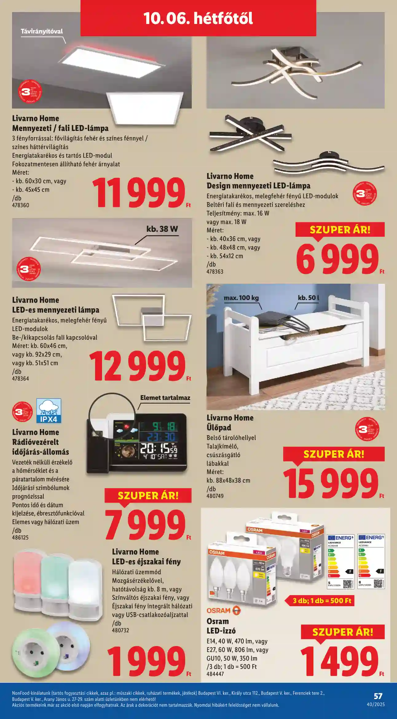 Lidl akciós újság 40. hét (Érvényes 10.02-től) (53 oldal)