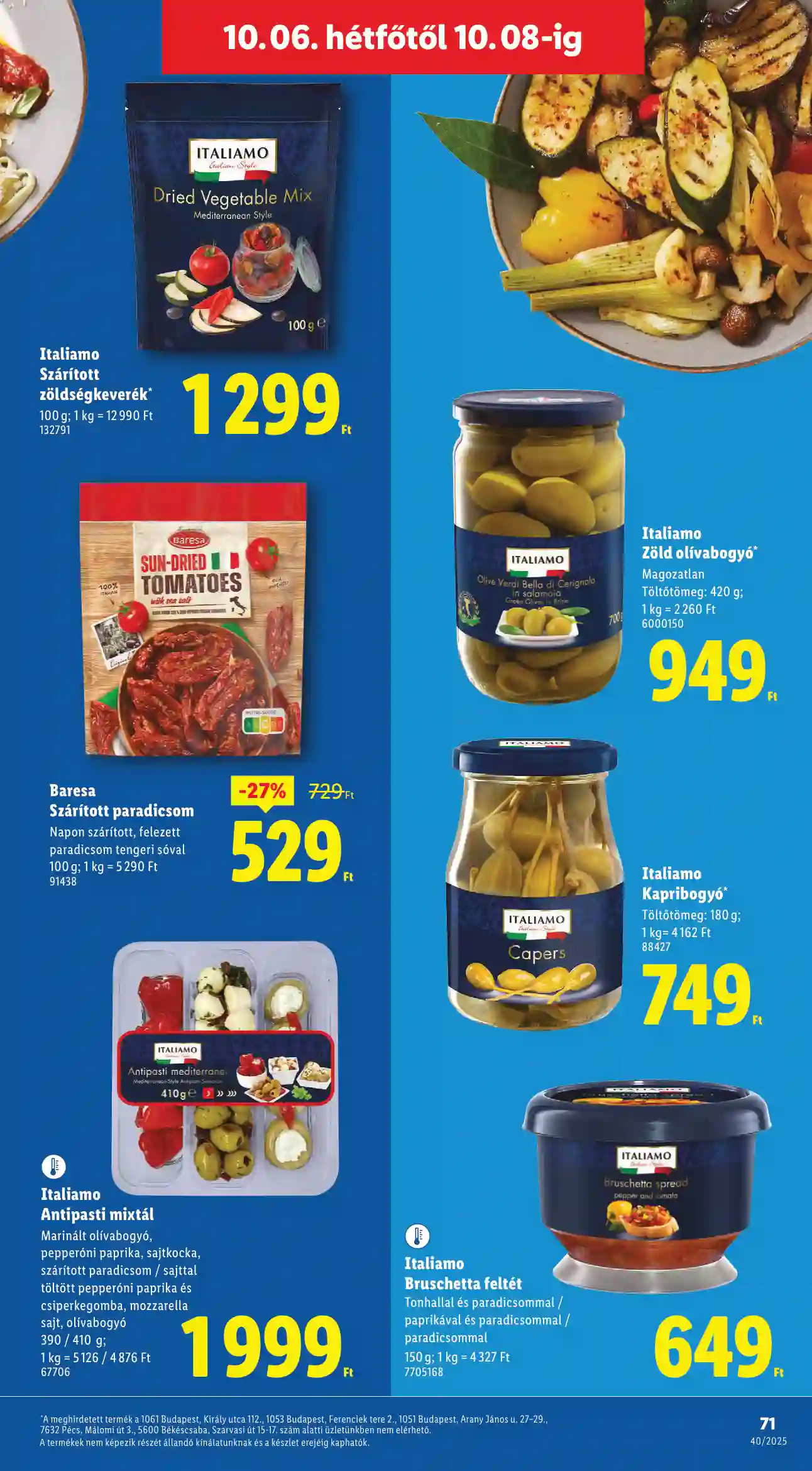 Lidl akciós újság 40. hét (Érvényes 10.02-től) (69 oldal)