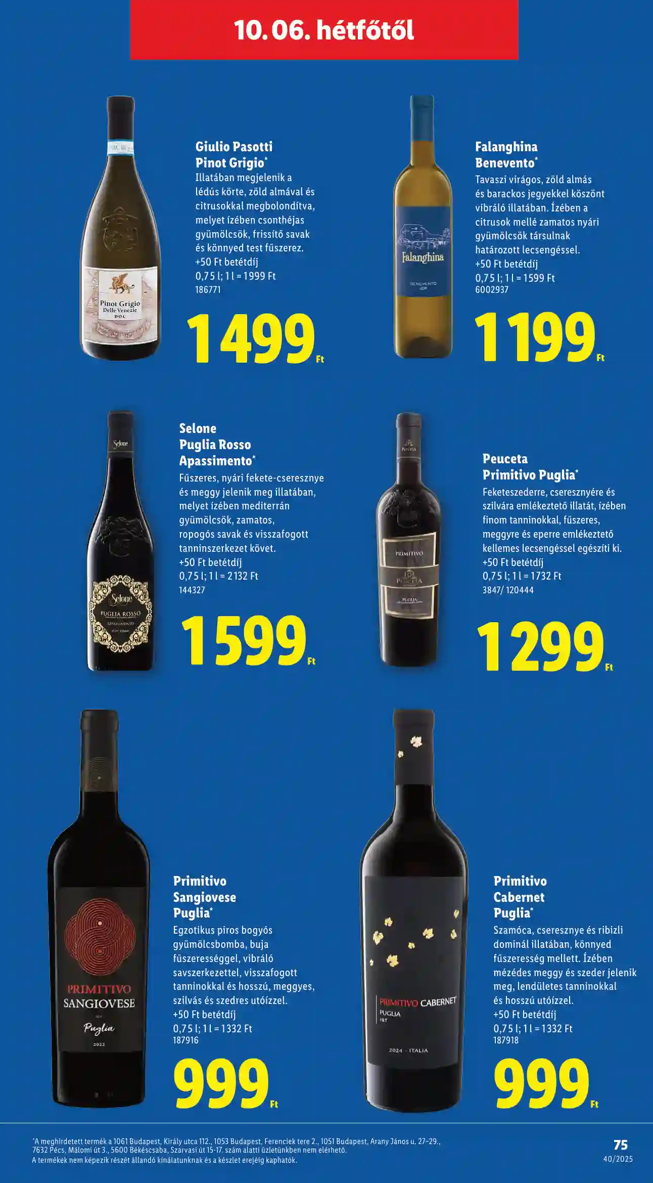 Lidl akciós újság 40. hét (Érvényes 10.02-től) (73 oldal)