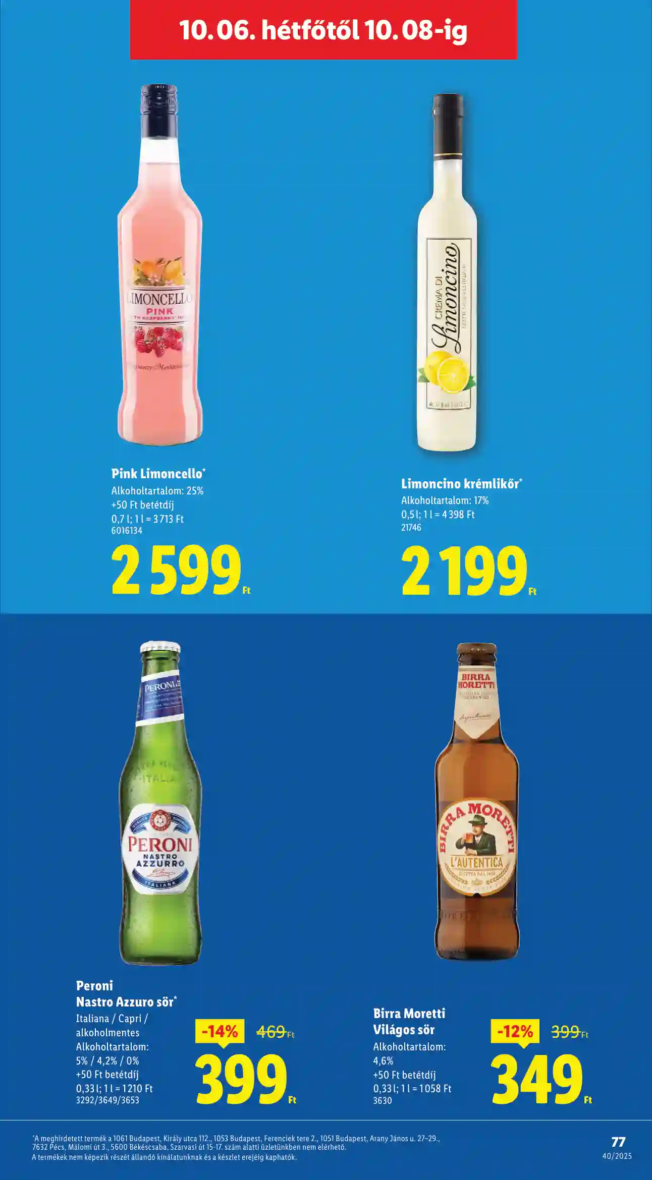 Lidl akciós újság 40. hét (Érvényes 10.02-től) (75 oldal)