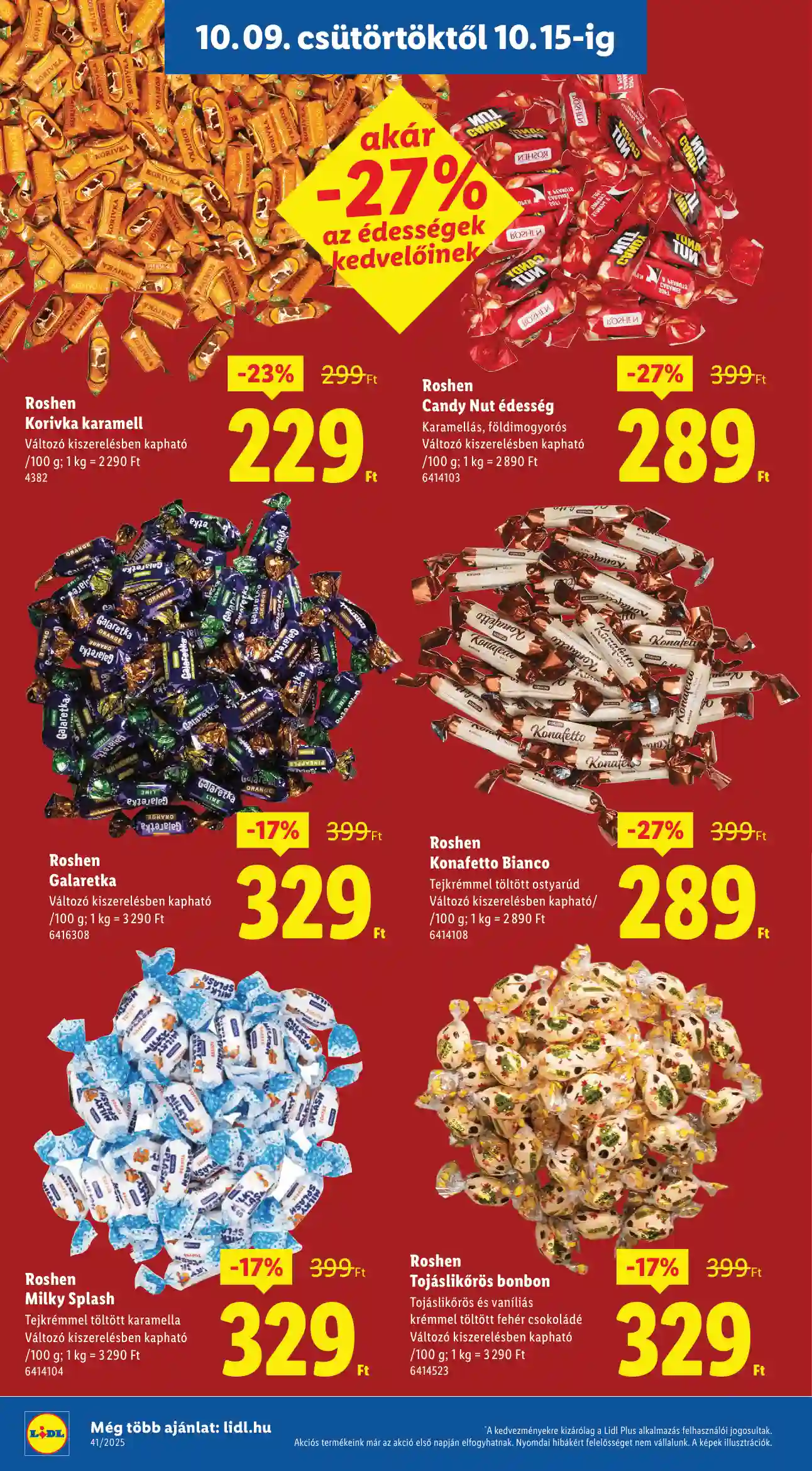 Lidl akciós újság 41. hét (Érvényes 10.09-től) (6 oldal)