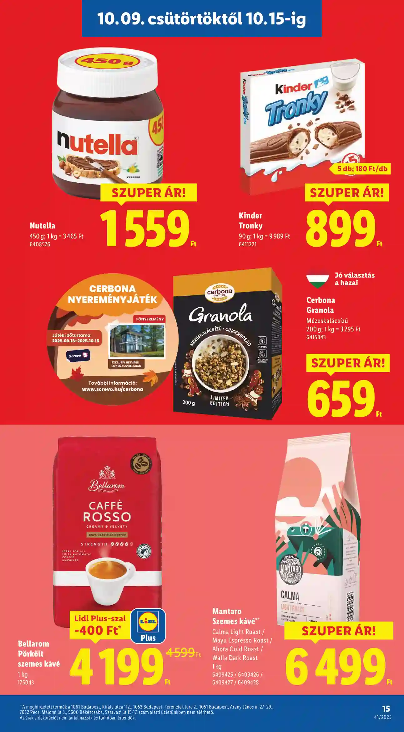 Lidl akciós újság 41. hét (Érvényes 10.09-től) (7 oldal)