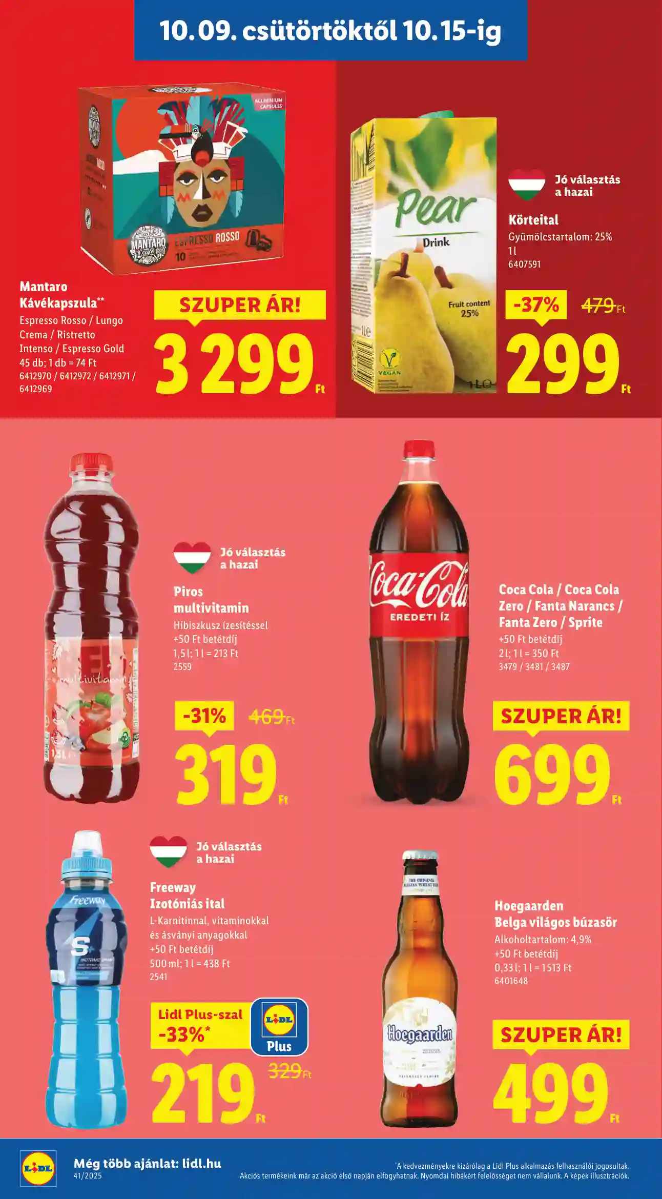 Lidl akciós újság 41. hét (Érvényes 10.09-től) (8 oldal)