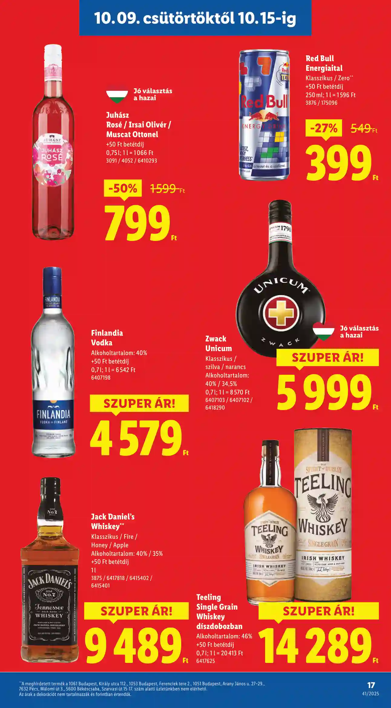 Lidl akciós újság 41. hét (Érvényes 10.09-től) (9 oldal)