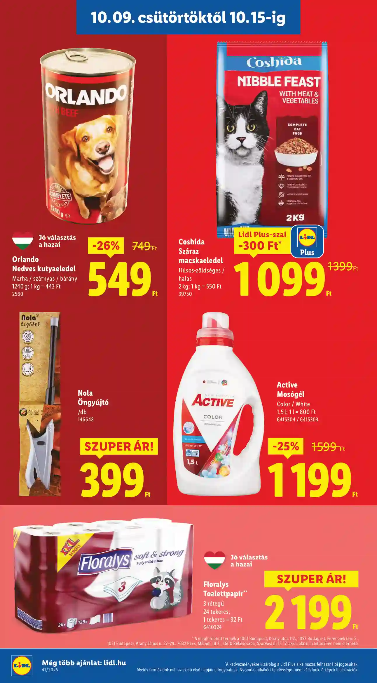 Lidl akciós újság 41. hét (Érvényes 10.09-től) (10 oldal)