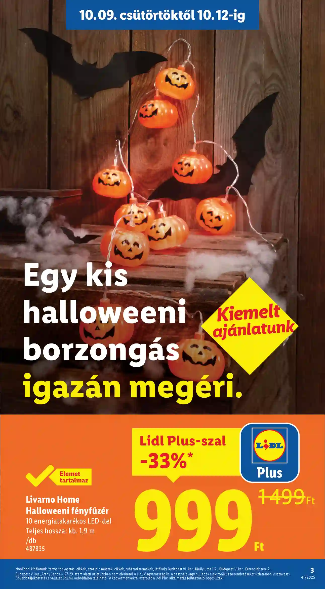 Lidl akciós újság 41. hét (Érvényes 10.09-től) (13 oldal)