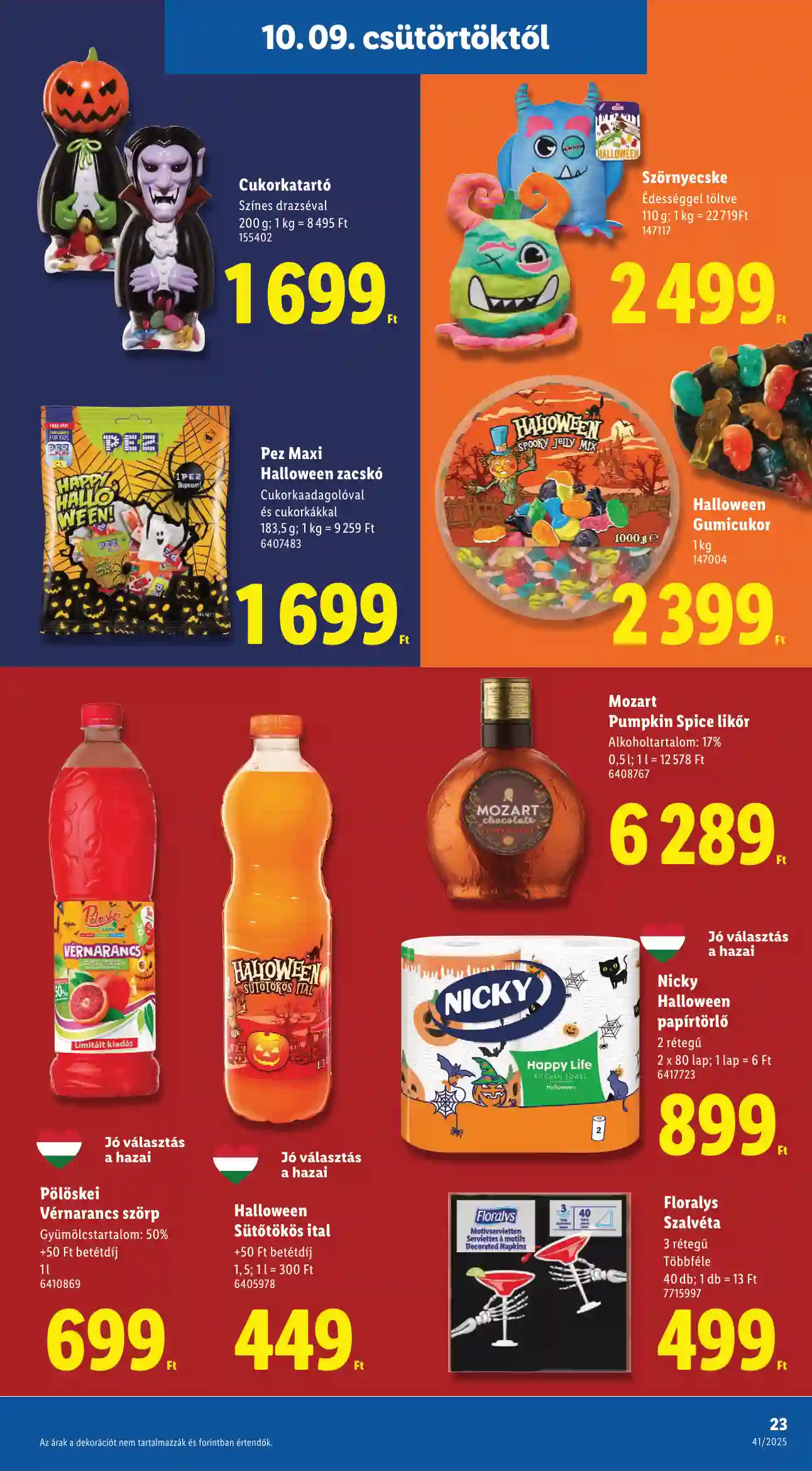 Lidl akciós újság 41. hét (Érvényes 10.09-től) (16 oldal)