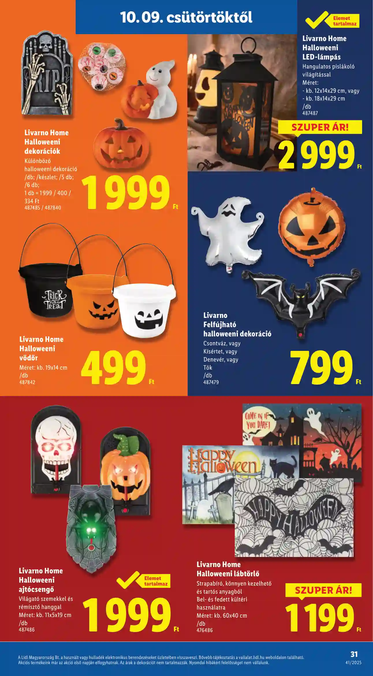 Lidl akciós újság 41. hét (Érvényes 10.09-től) (25 oldal)