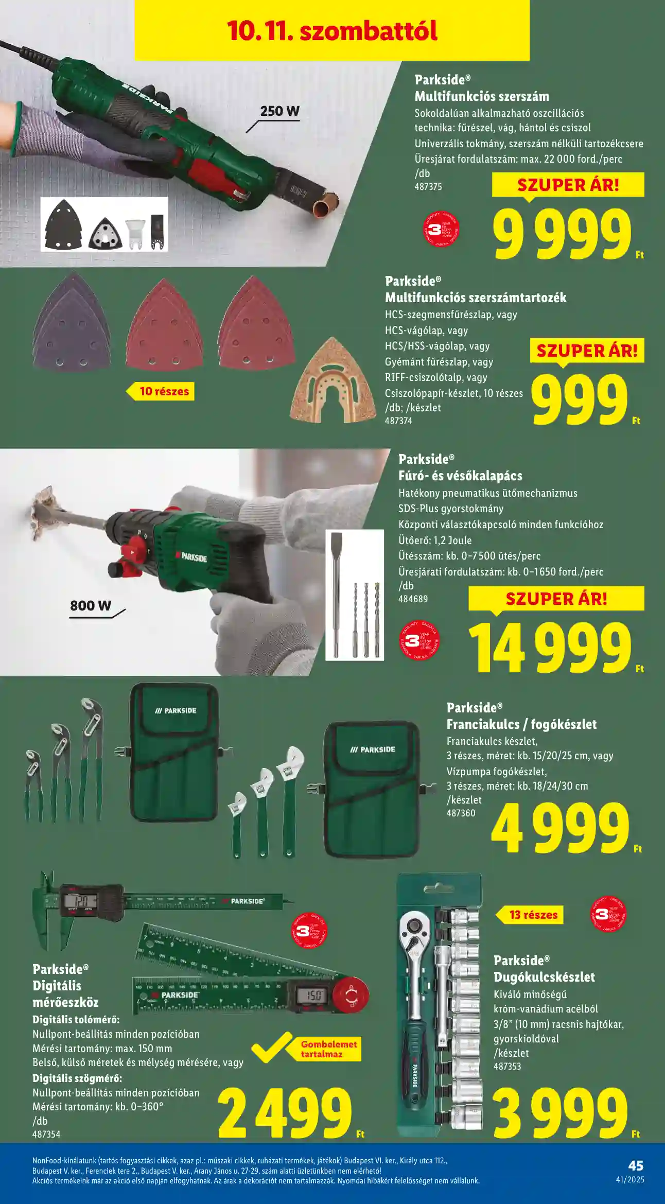 Lidl akciós újság 41. hét (Érvényes 10.09-től) (40 oldal)