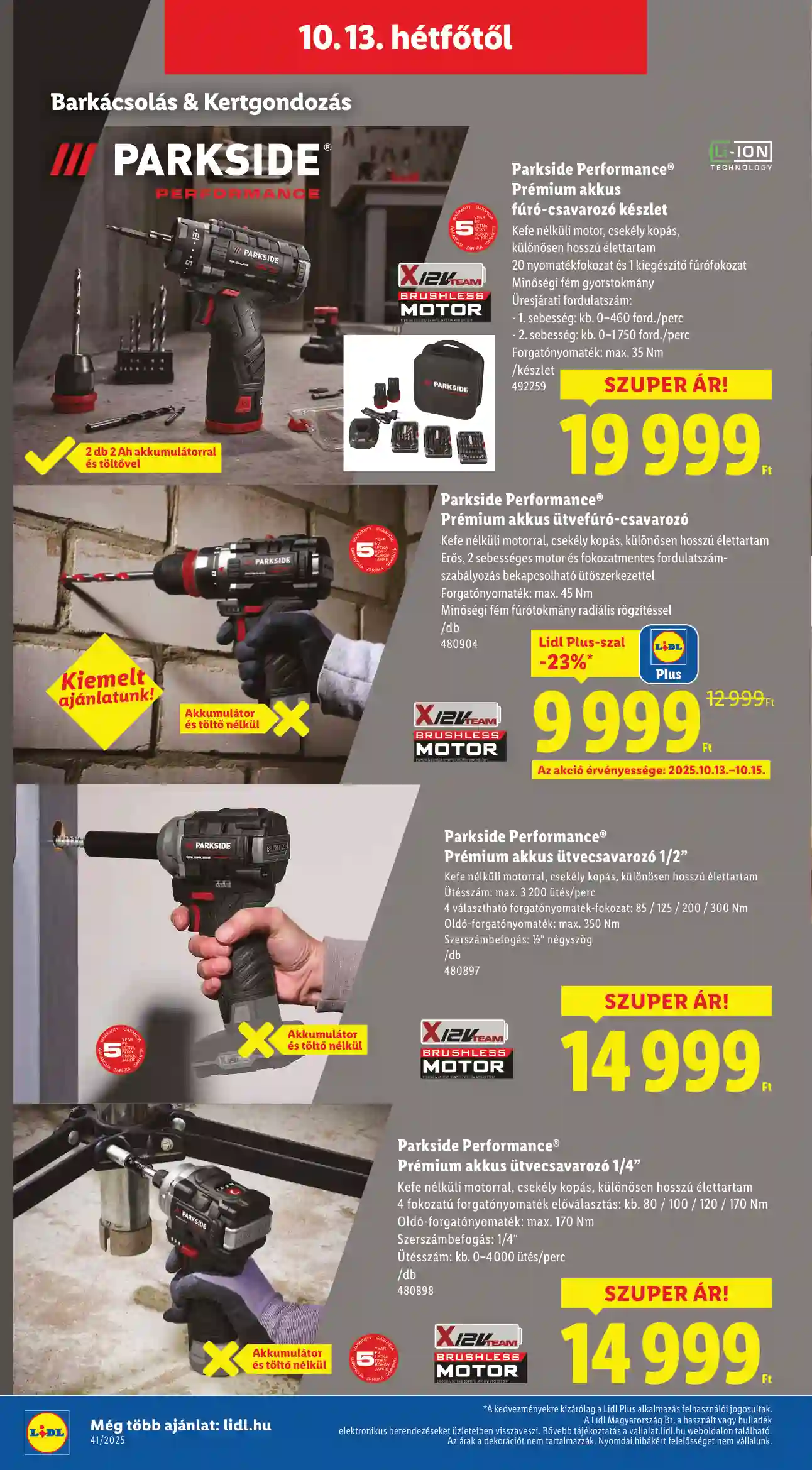 Lidl akciós újság 41. hét (Érvényes 10.09-től) (48 oldal)