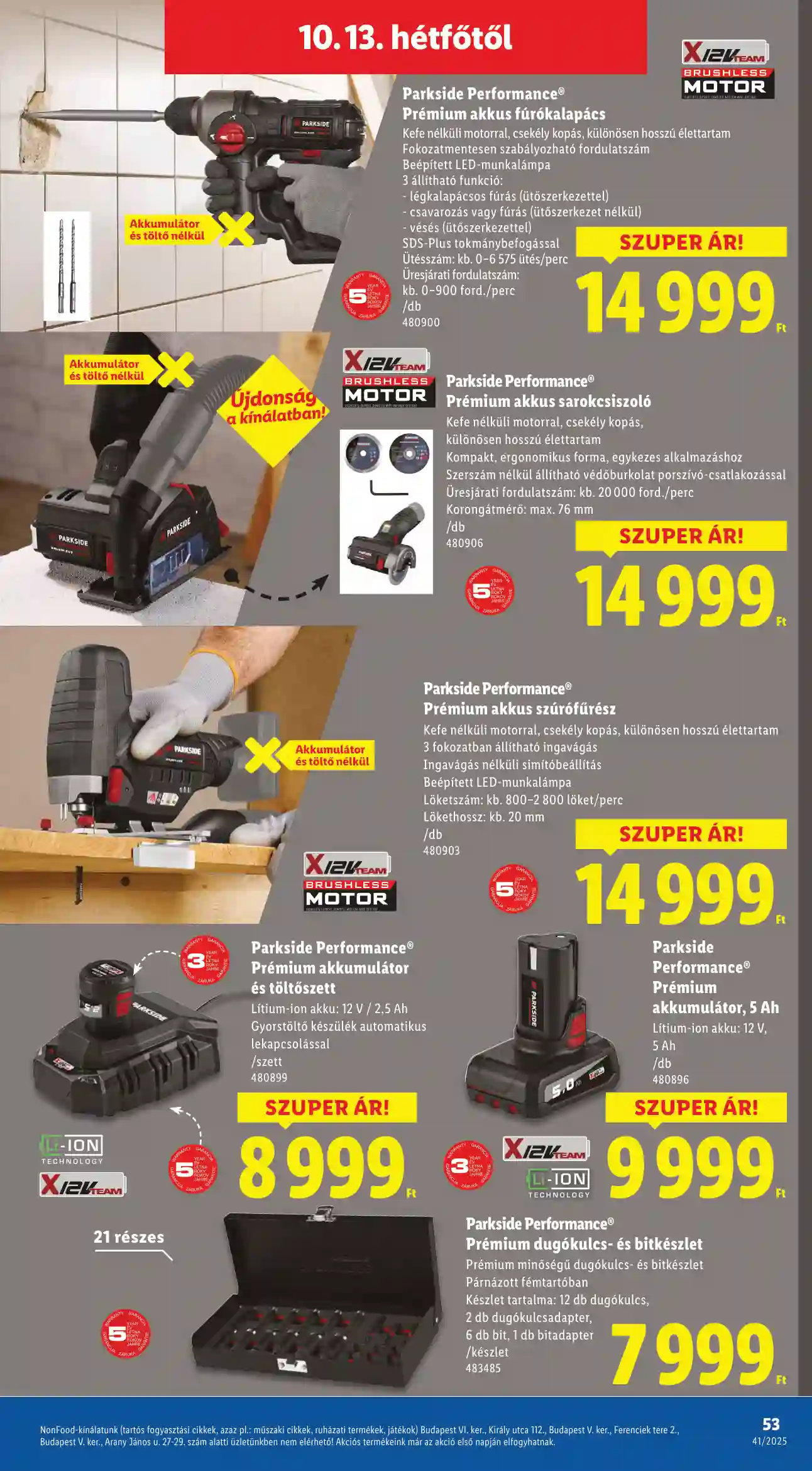 Lidl akciós újság 41. hét (Érvényes 10.09-től) (49 oldal)