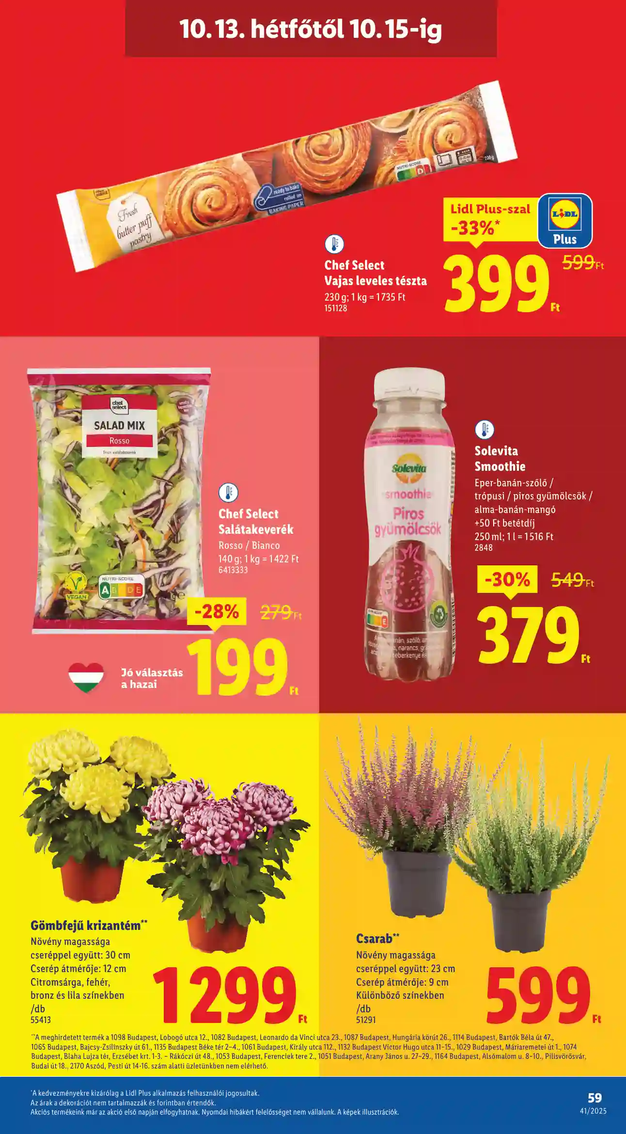 Lidl akciós újság 41. hét (Érvényes 10.09-től) (55 oldal)