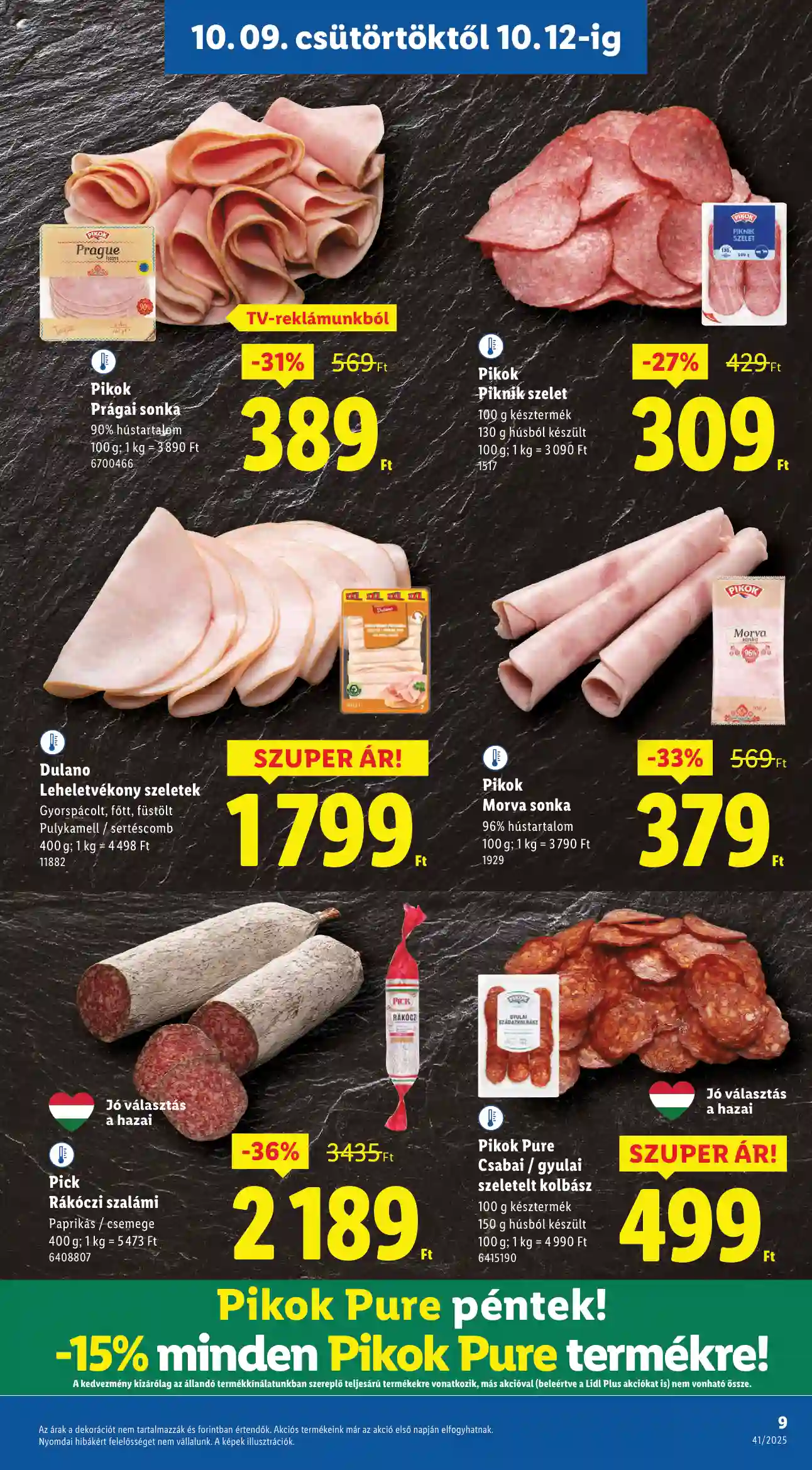 Lidl akciós újság 41. hét (Érvényes 10.09-től) (65 oldal)