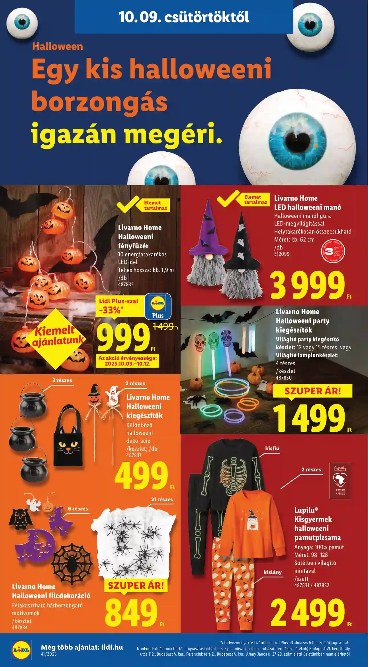 Lidl akciós újság 41. hét (Érvényes 10.09-től) (2 oldal)