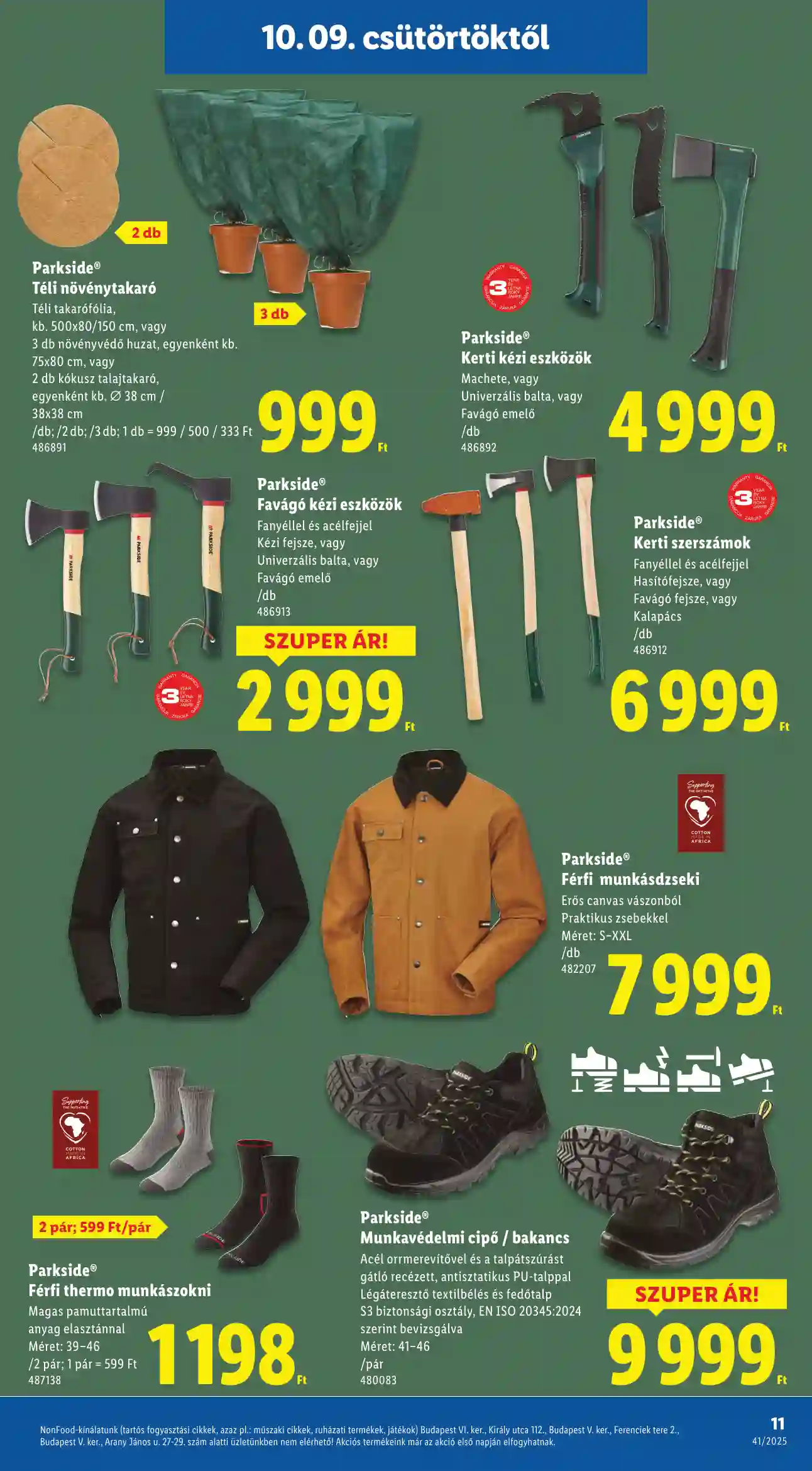 Lidl akciós újság 41. hét (Érvényes 10.09-től) (3 oldal)