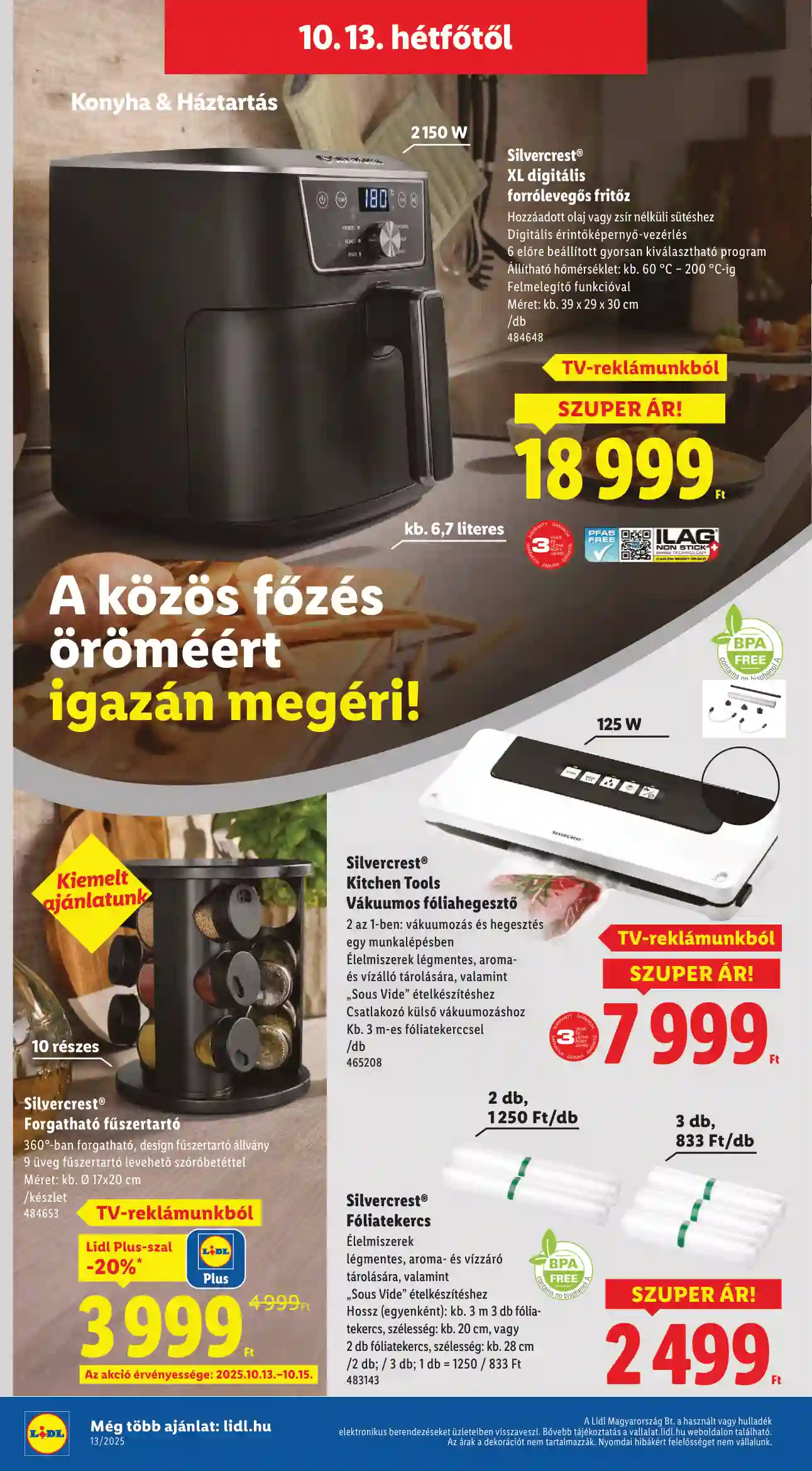 Lidl akciós újság 41. hét (Érvényes 10.09-től) (6 oldal)