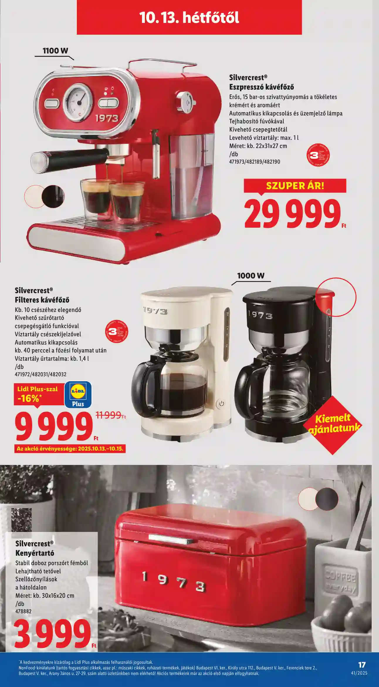 Lidl akciós újság 41. hét (Érvényes 10.09-től) (9 oldal)