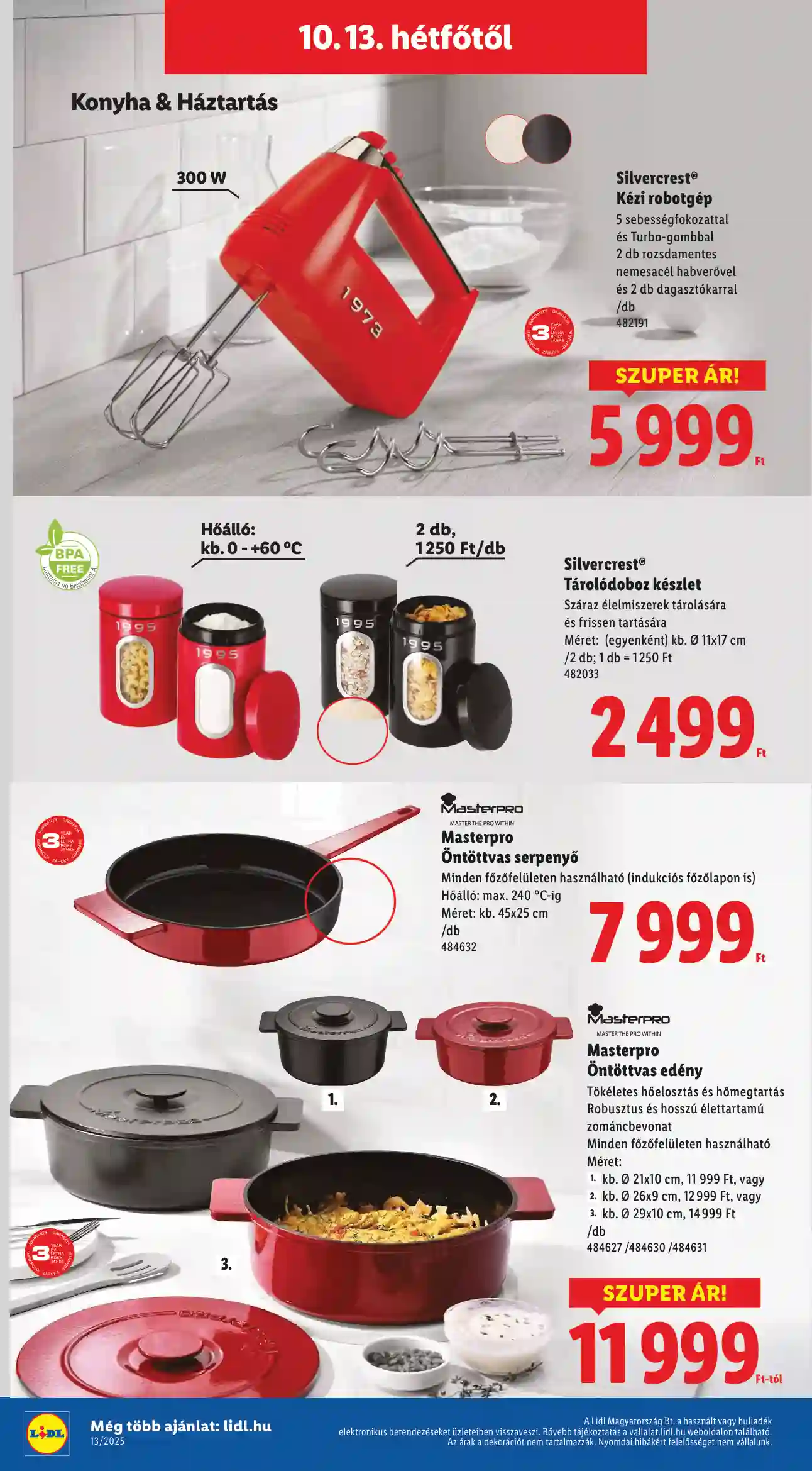 Lidl akciós újság 41. hét (Érvényes 10.09-től) (10 oldal)