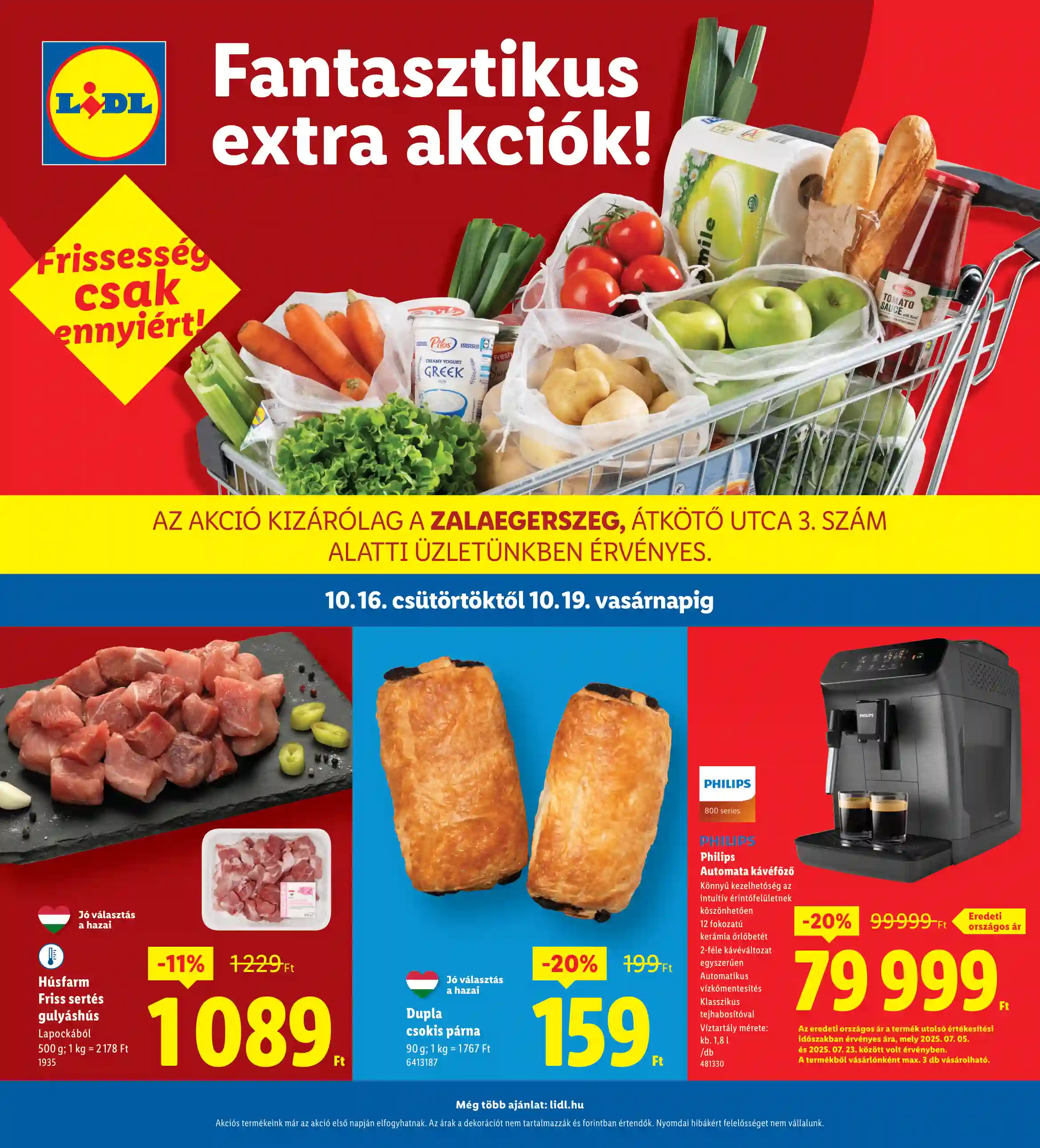 LIDL Regionális akciók – Zalaegerszeg 42.hét