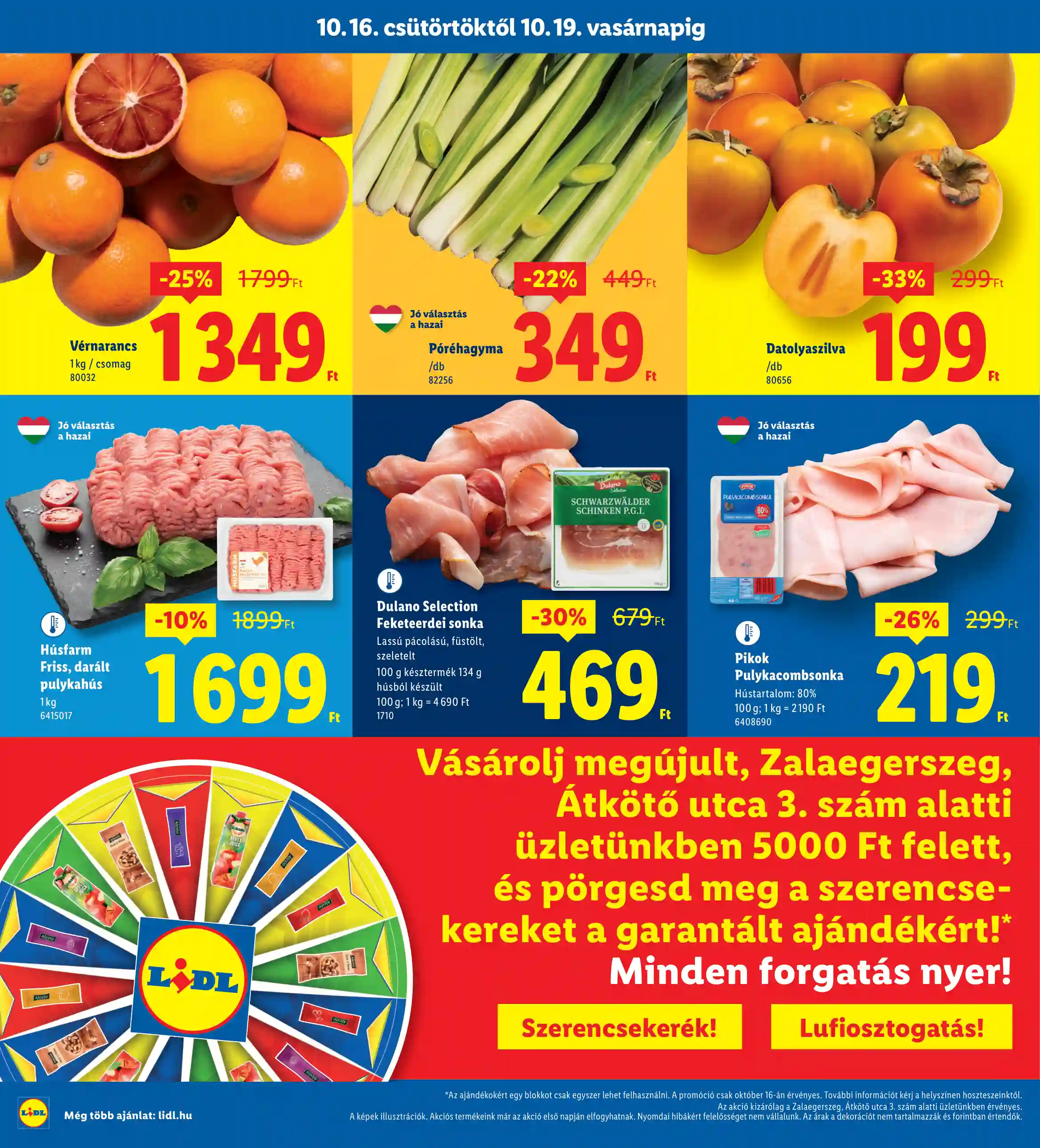 Lidl akciós újság 42. hét (Regionális akciók – Zalaegerszeg) (2 oldal)