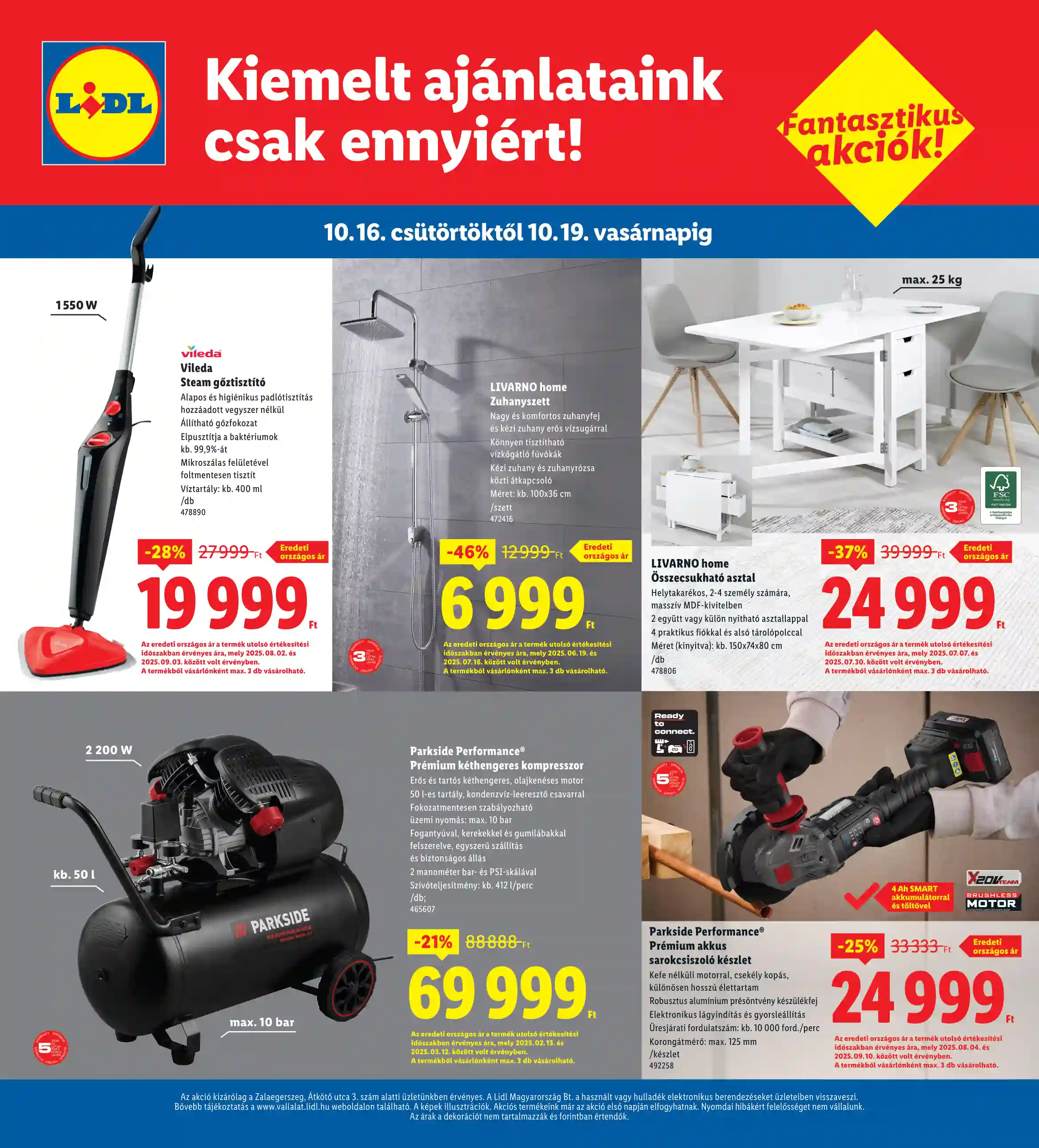 Lidl akciós újság 42. hét (Regionális akciók – Zalaegerszeg) (4 oldal)