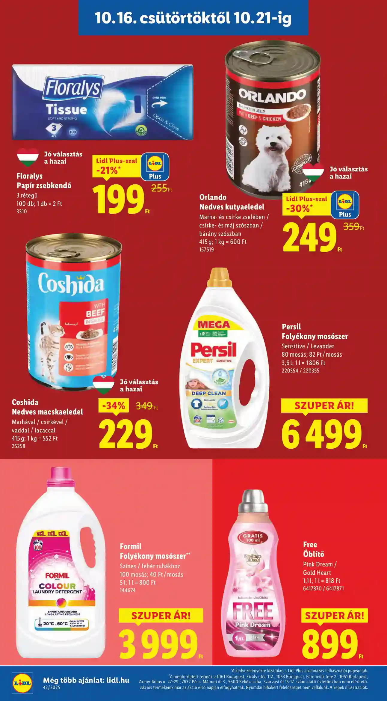 Lidl akciós újság 42. hét (Érvényes 10.16-től) (4 oldal)