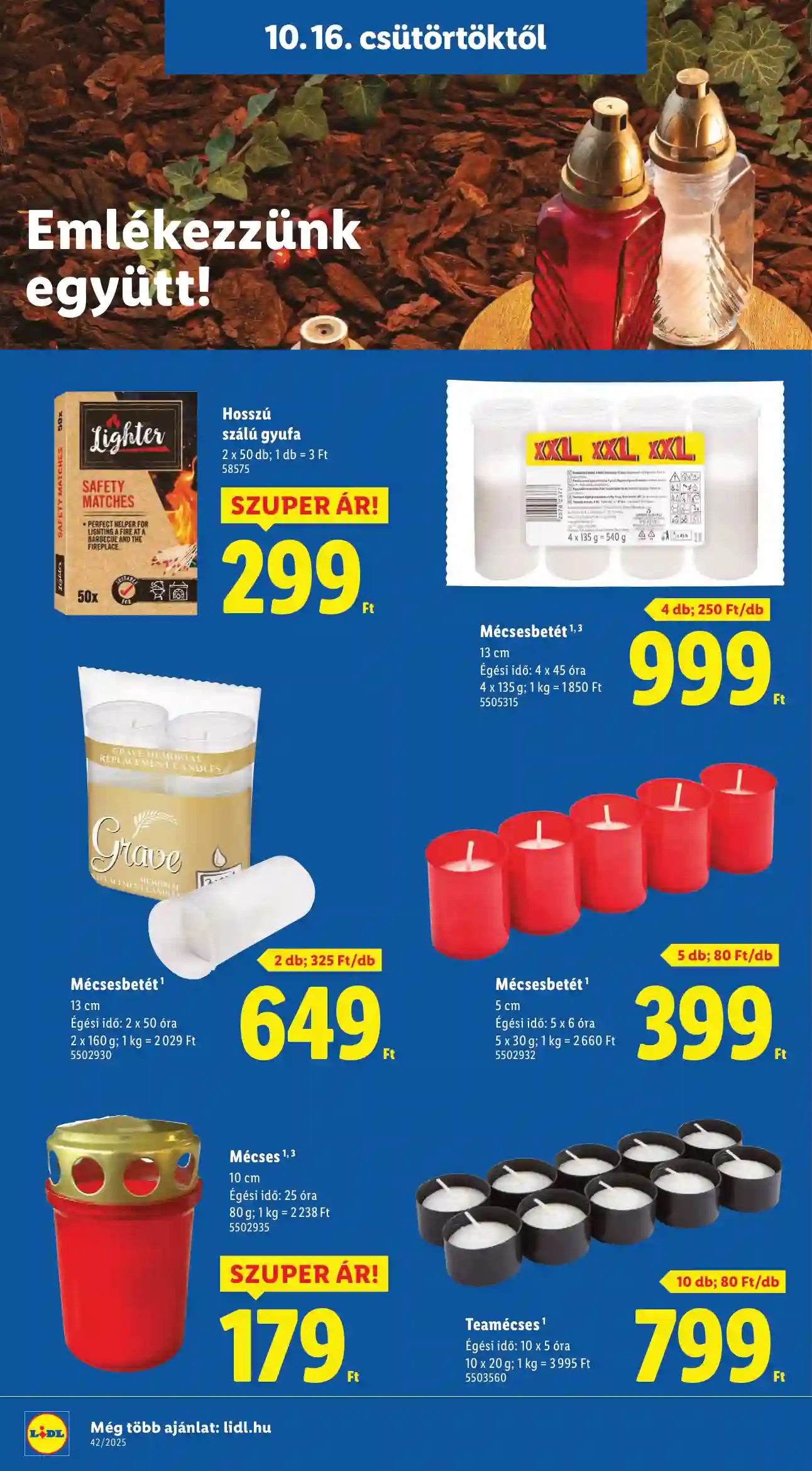 Lidl akciós újság 42. hét (Érvényes 10.16-től) (6 oldal)