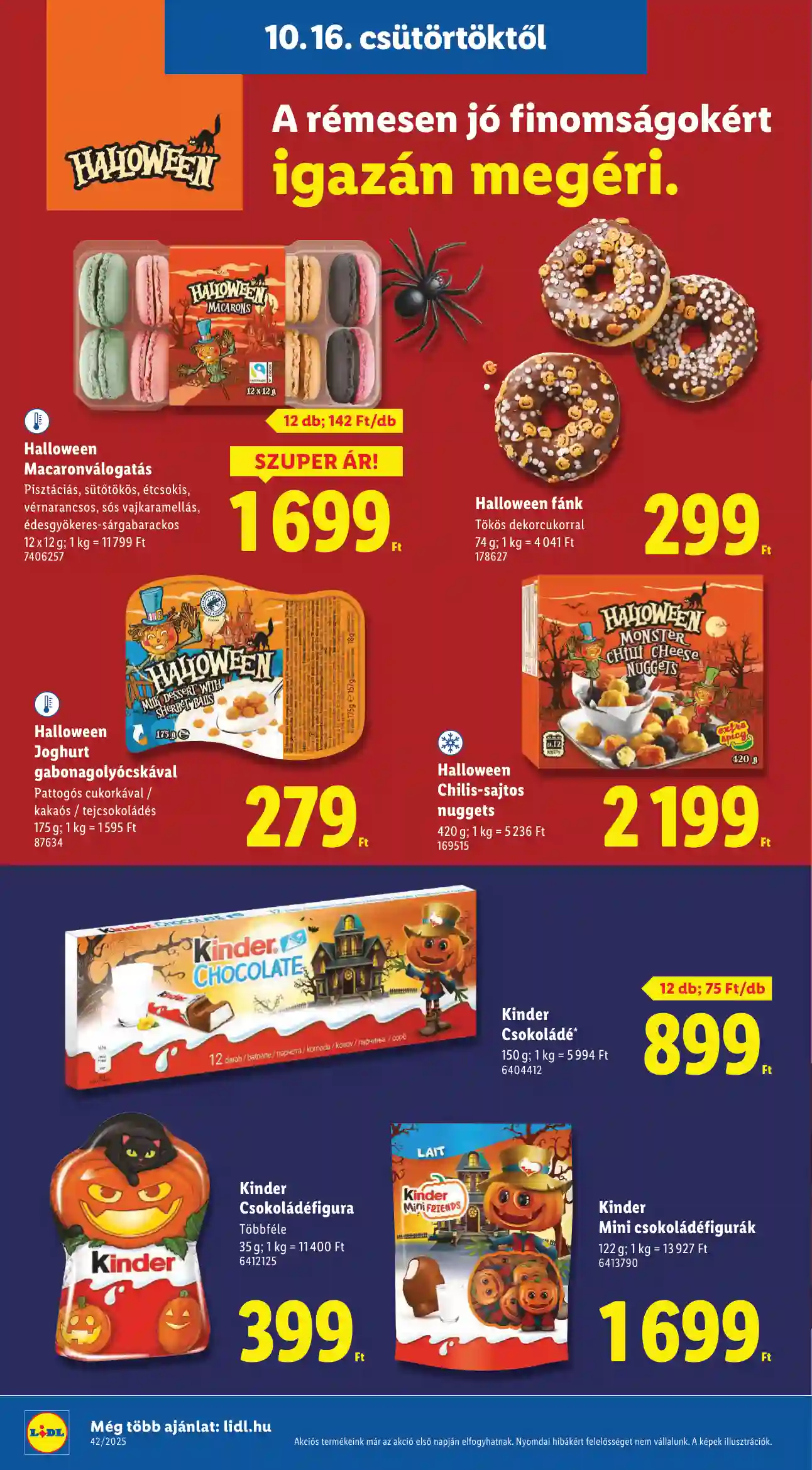 Lidl akciós újság 42. hét (Érvényes 10.16-től) (8 oldal)