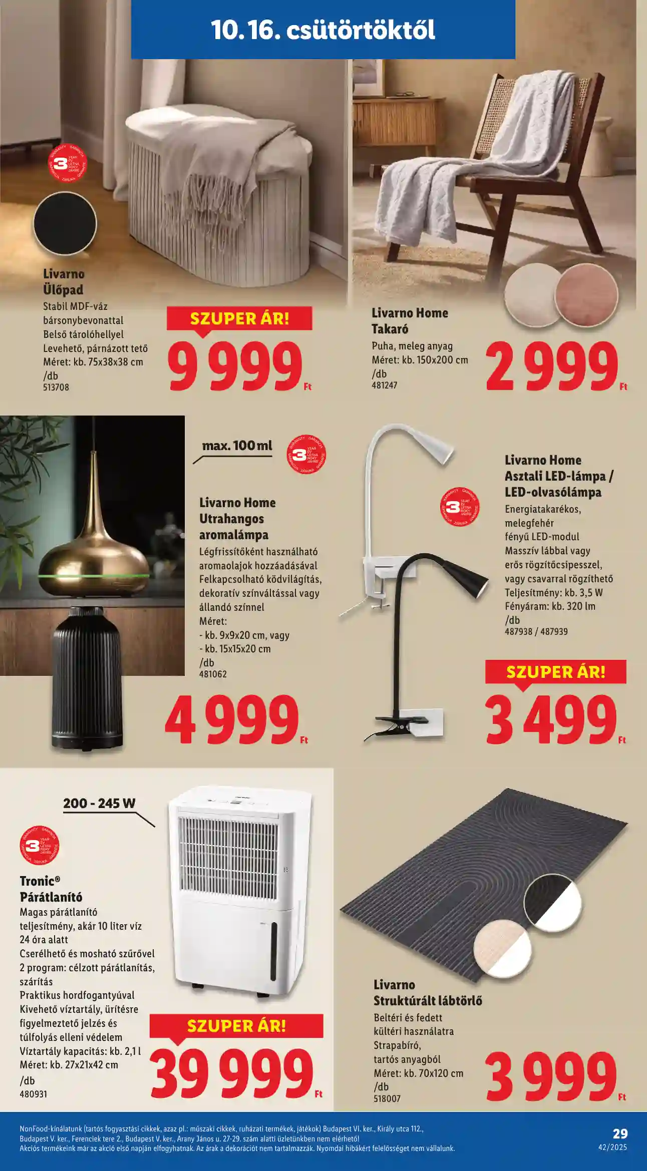 Lidl akciós újság 42. hét (Érvényes 10.16-től) (22 oldal)