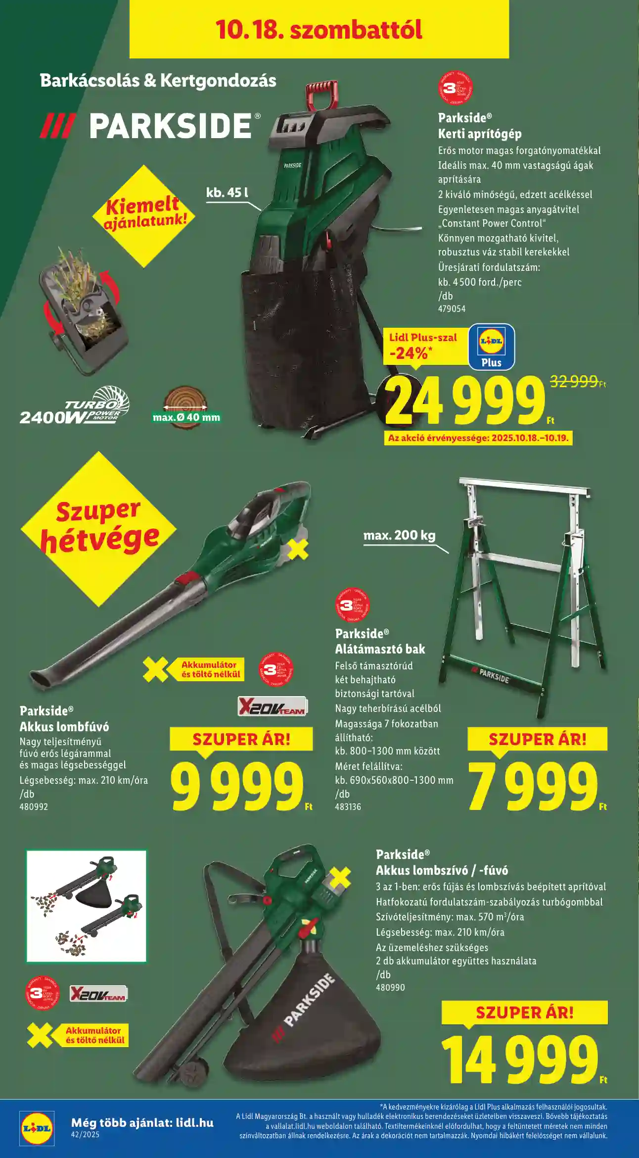 Lidl akciós újság 42. hét (Érvényes 10.16-től) (34 oldal)