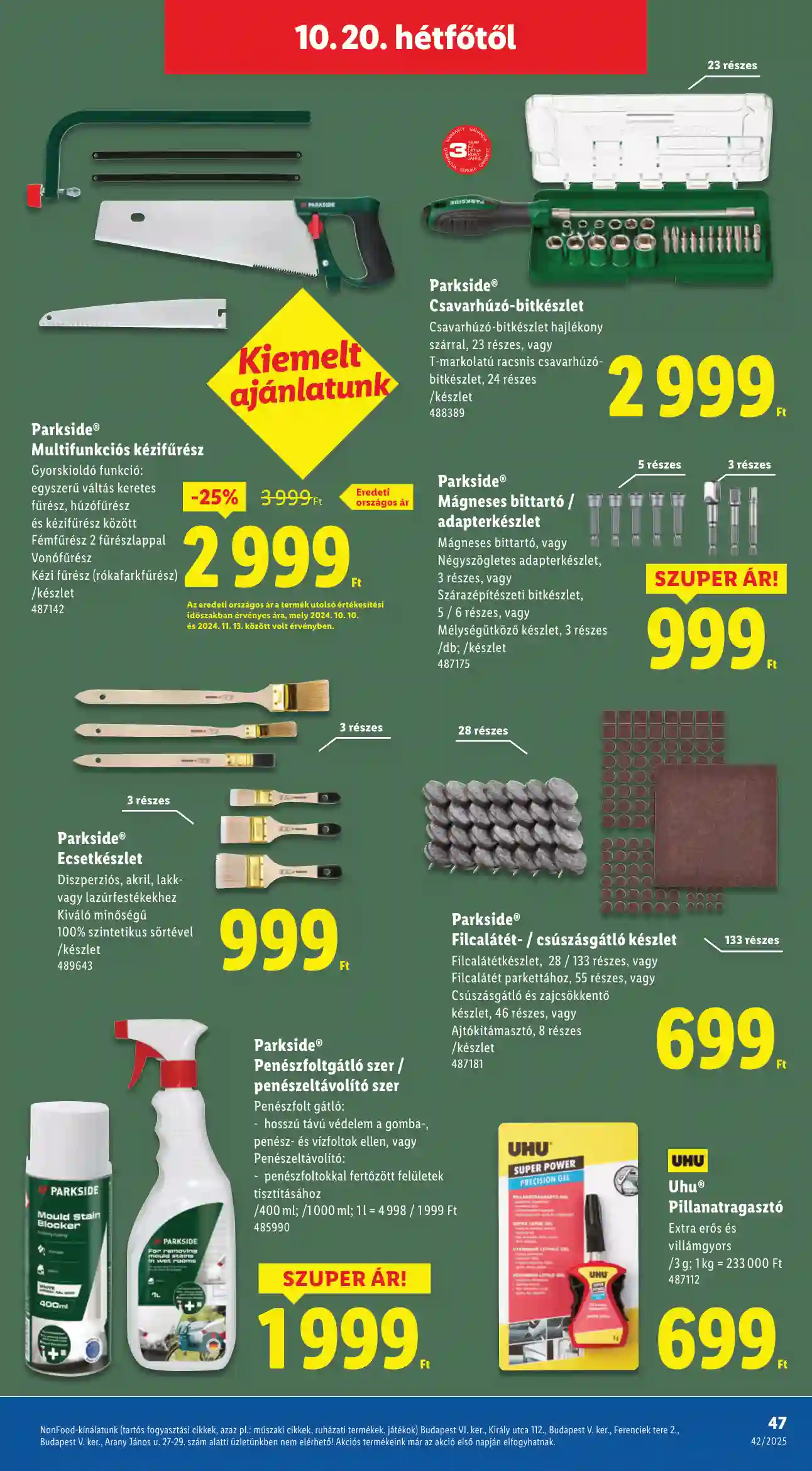 Lidl akciós újság 42. hét (Érvényes 10.16-től) (42 oldal)