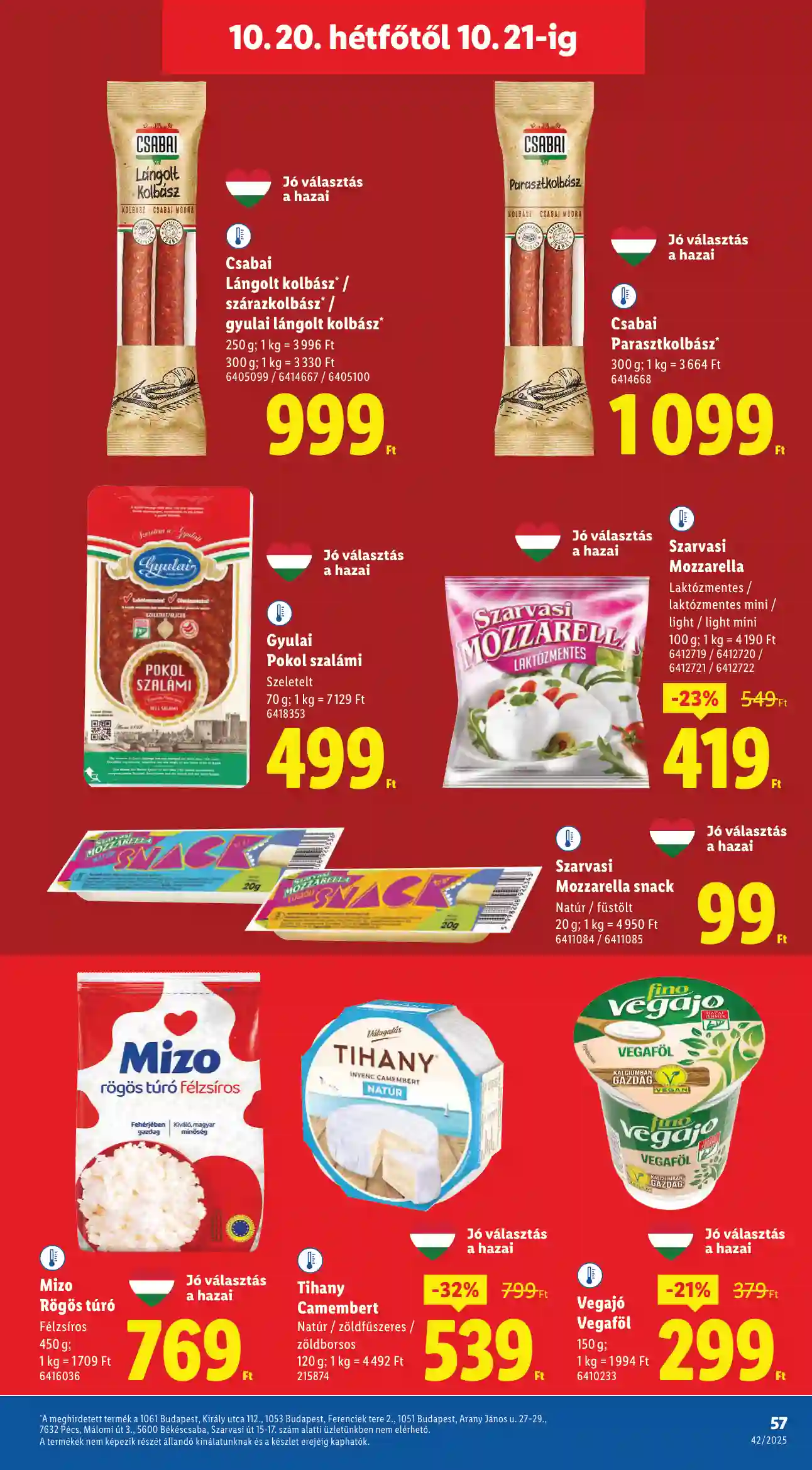Lidl akciós újság 42. hét (Érvényes 10.16-től) (53 oldal)