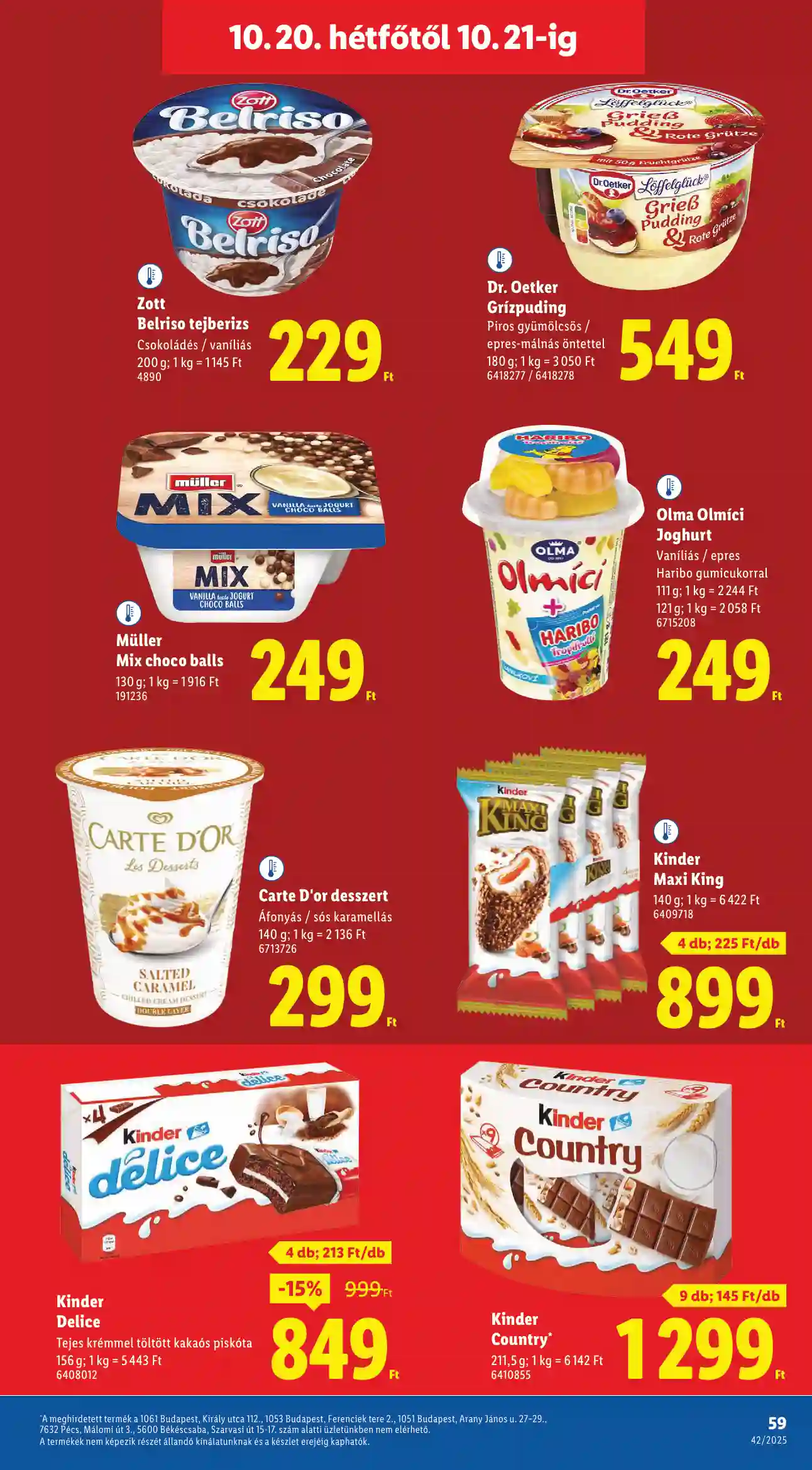 Lidl akciós újság 42. hét (Érvényes 10.16-től) (55 oldal)