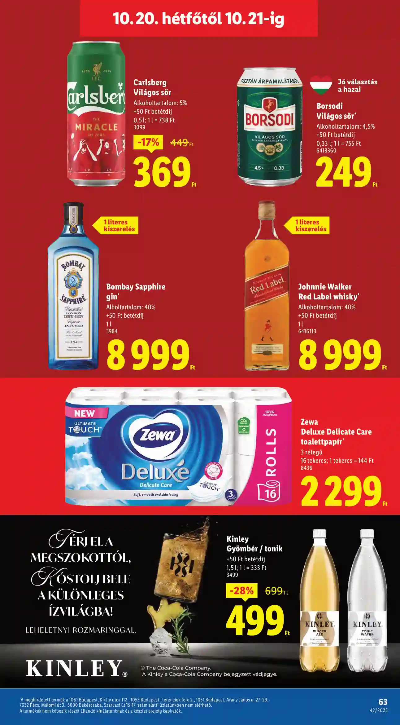 Lidl akciós újság 42. hét (Érvényes 10.16-től) (60 oldal)