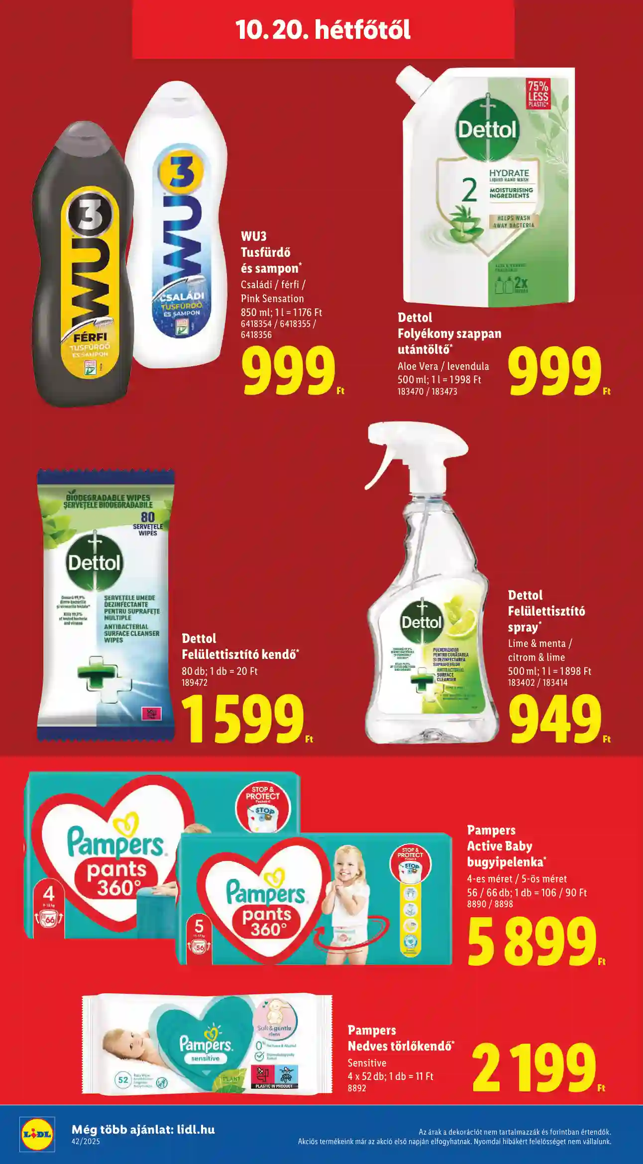 Lidl akciós újság 42. hét (Érvényes 10.16-től) (63 oldal)